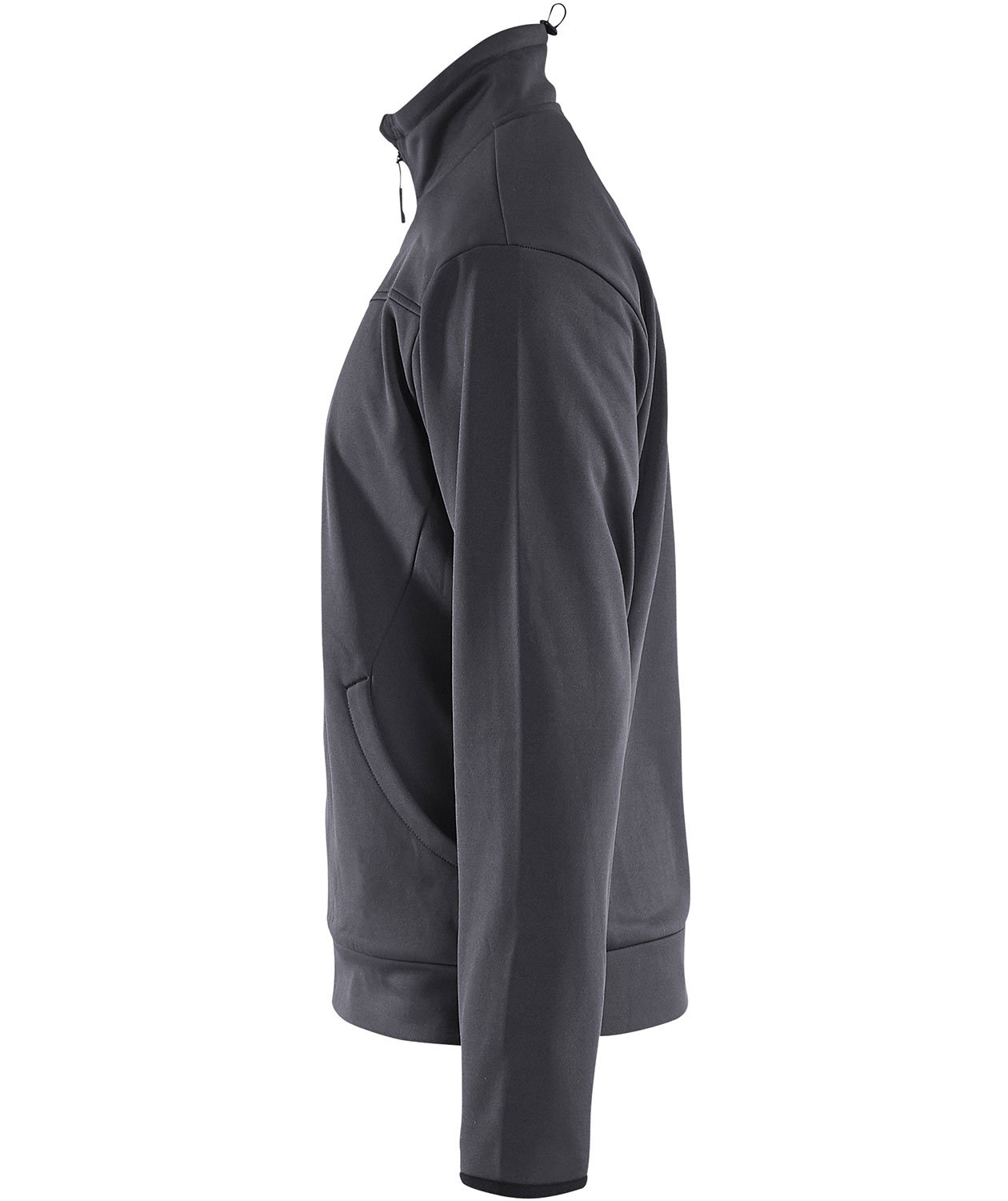 Bl&aring;kl&auml;der Unite sweat cardigan, Mellemgr&aring;/sort, large image number 2