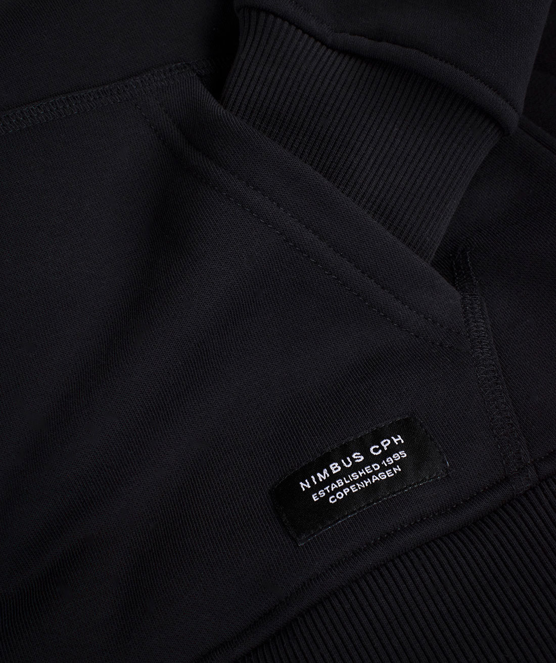 Nimbus Brownsville hoodie dam, Svart, large image number 5