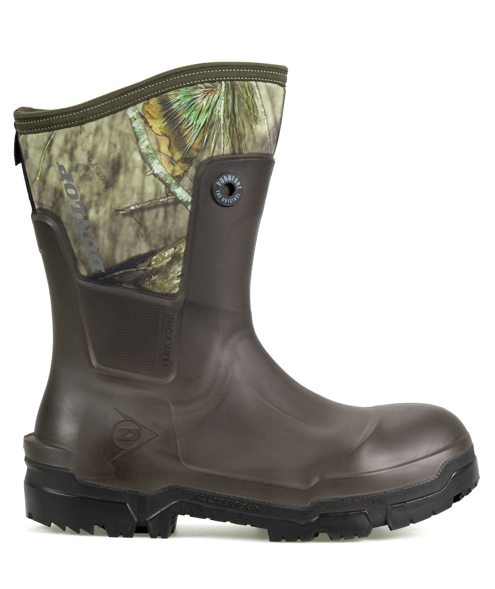 Dunlop Snugboot Trailblazer gummist&oslash;vler, Brun/Gr&oslash;n