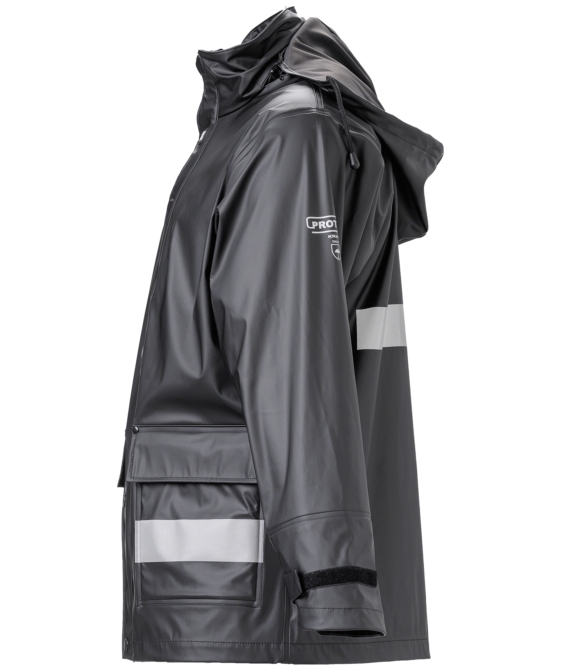 Kramp Protect regnjacka, Svart, large image number 3