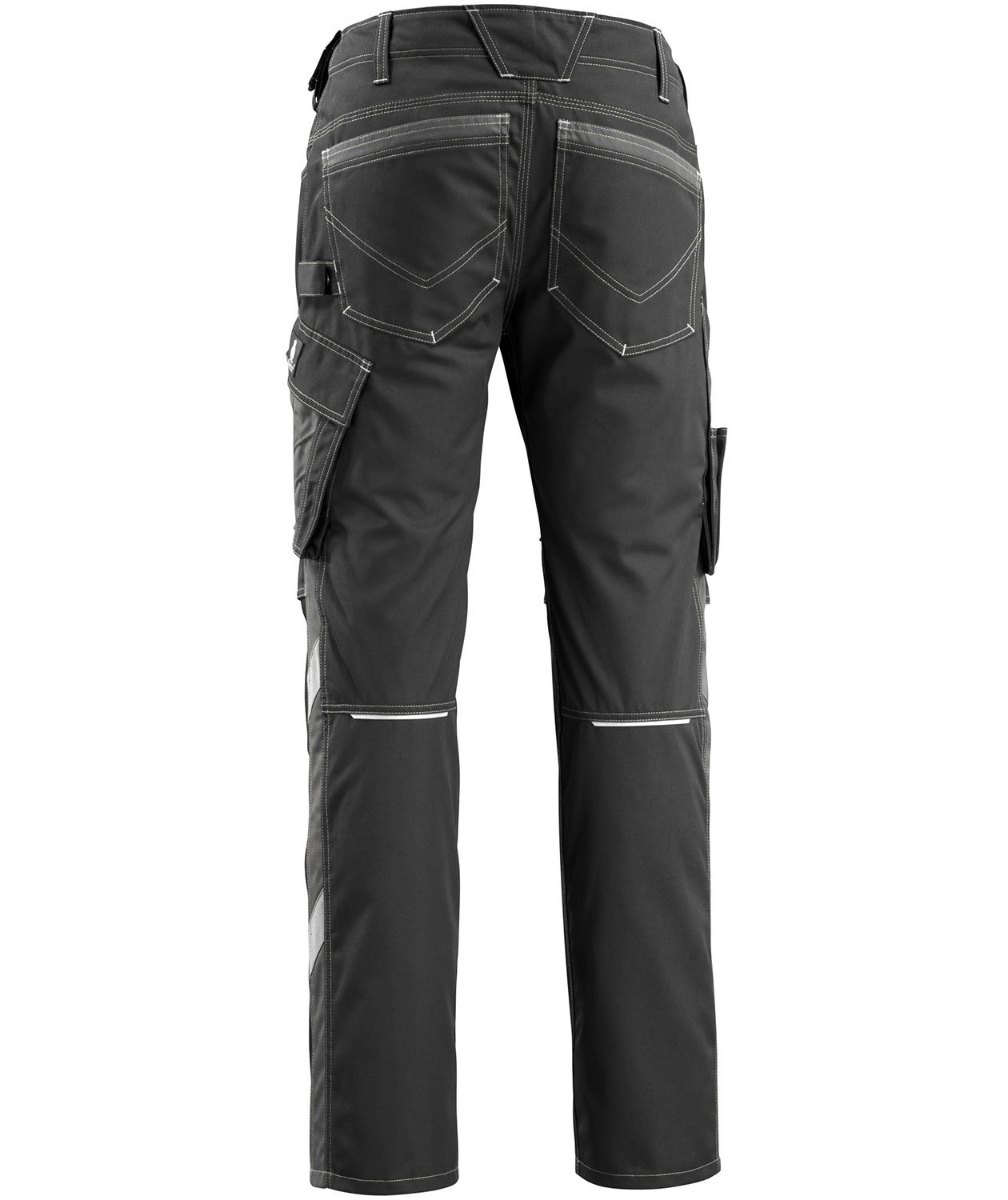 Mascot Mannheim Arbeitshose, leicht, Schwarz/Dunkel Anthrazitgrau, large image number 2