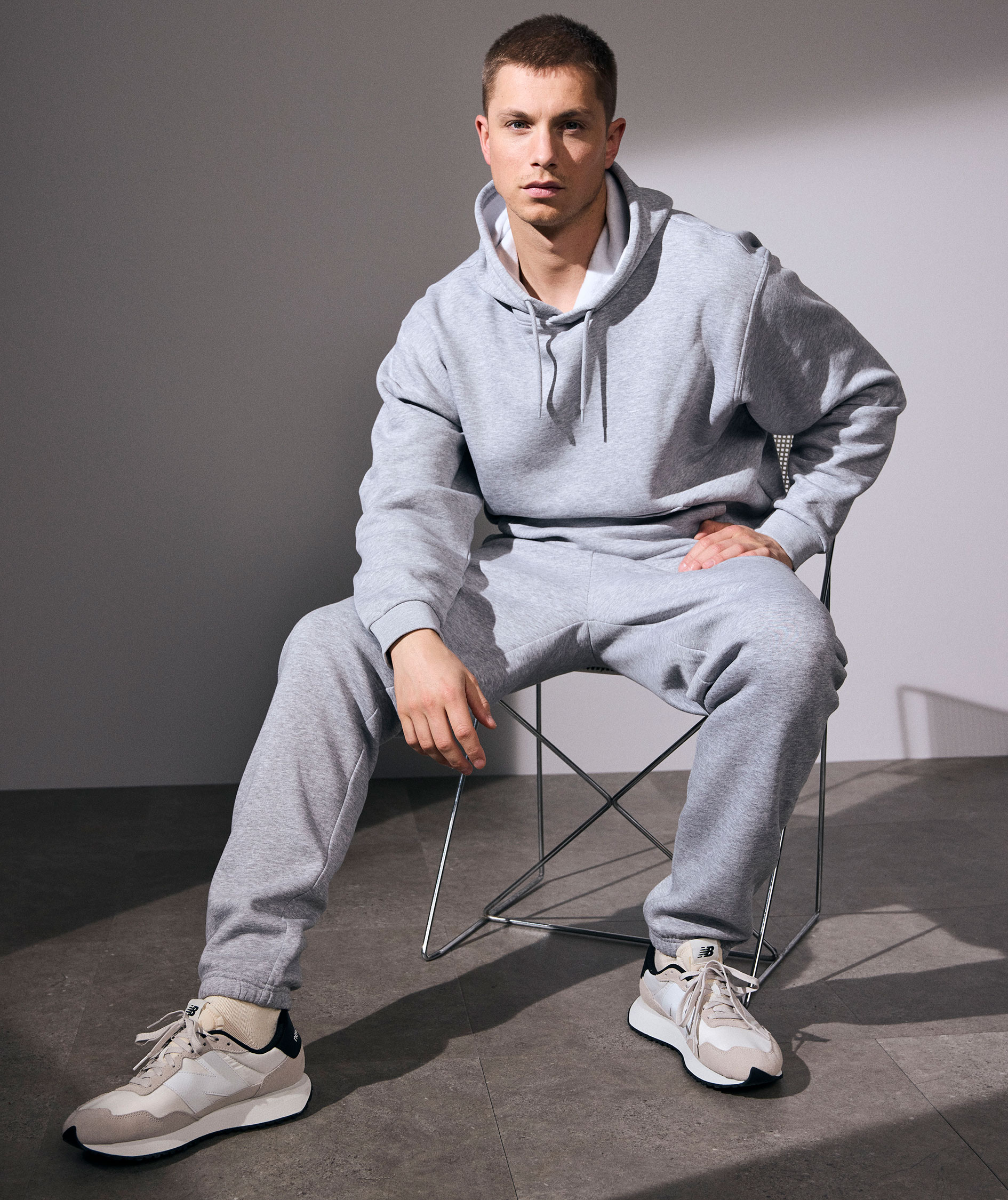 ID Joggingbyxa, Gr&aring; melange