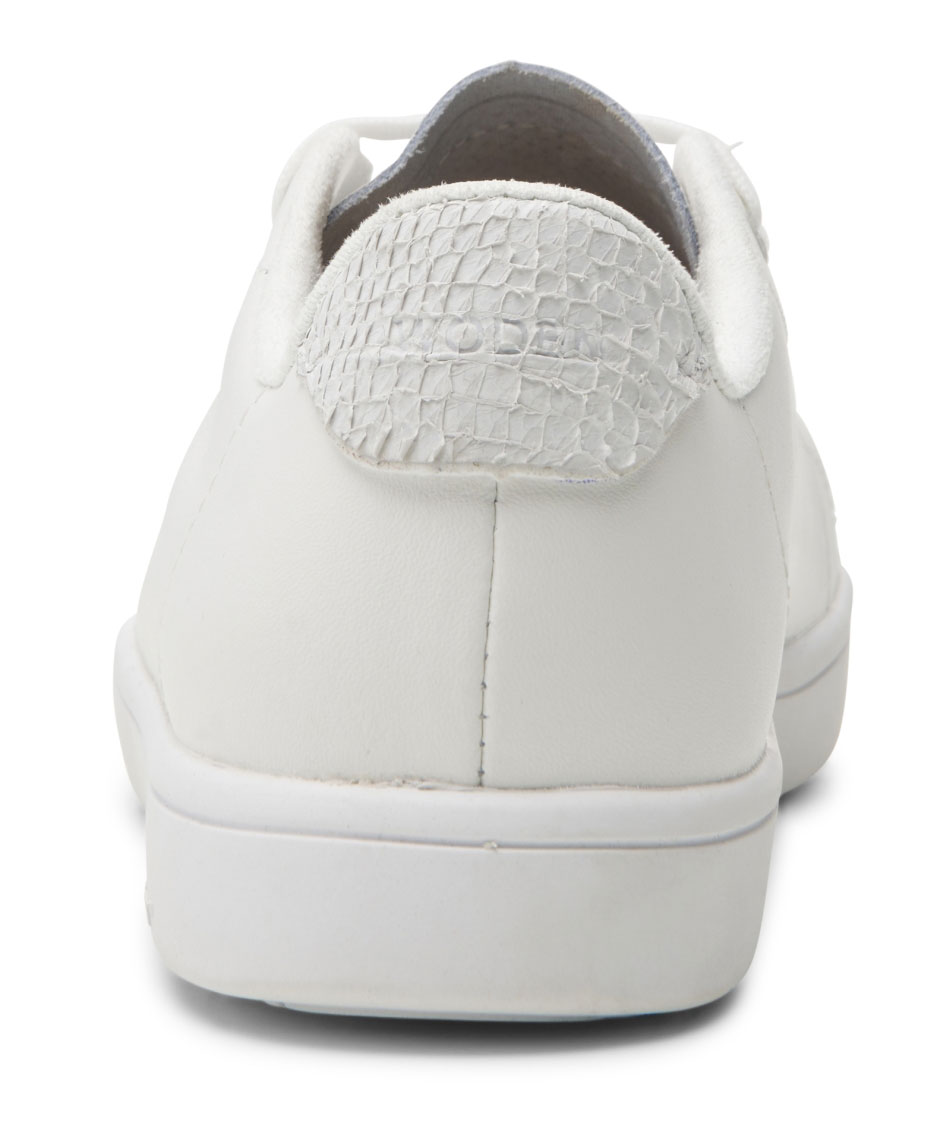 Woden Jane Leather III women's sneakers, White, large image number 5