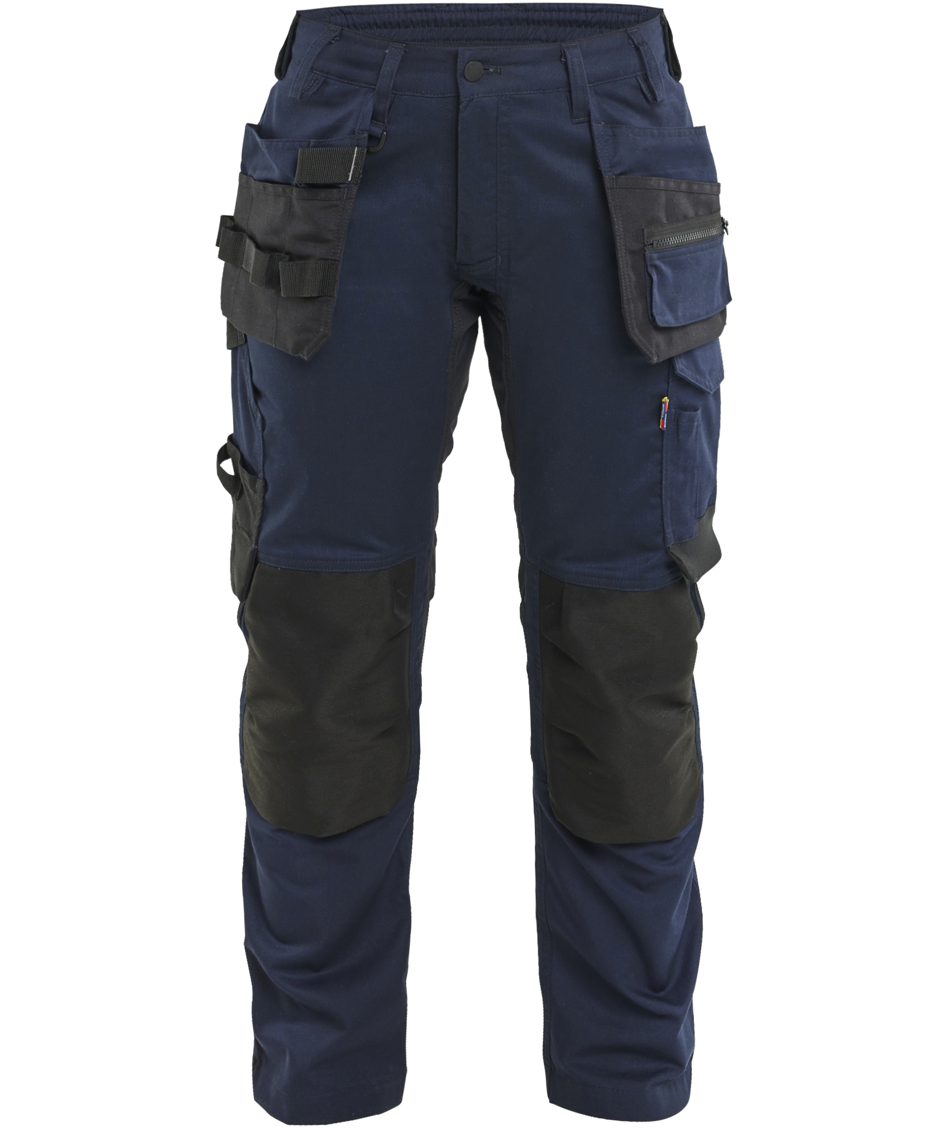 Bl&aring;kl&auml;der hantverksbyxa dam, M&ouml;rk Marinbl&aring;