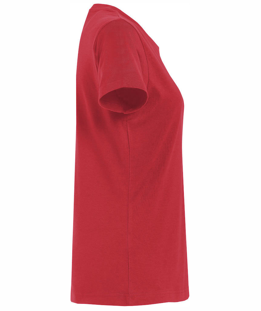 Clique Basic dame T-skjorte, R&oslash;d, large image number 2