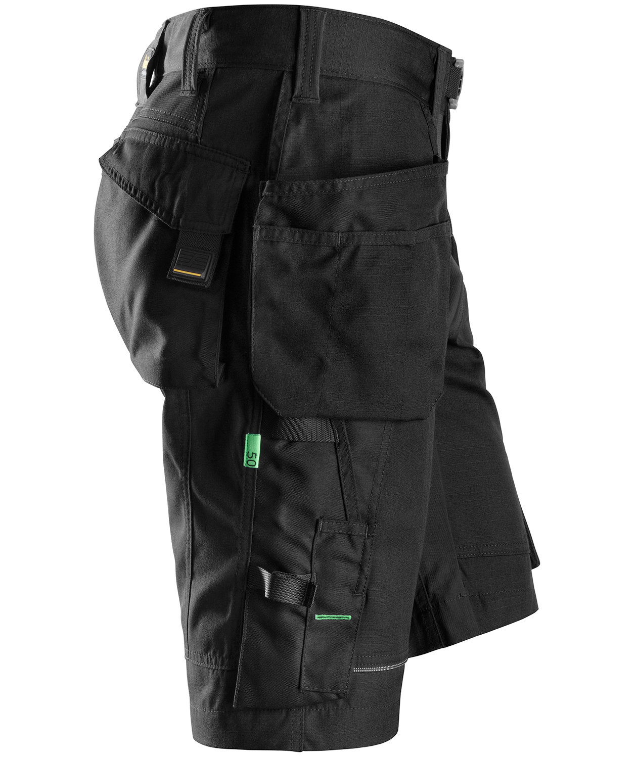 Snickers Handwerkershorts FlexiWork 6904, Schwarz, large image number 3