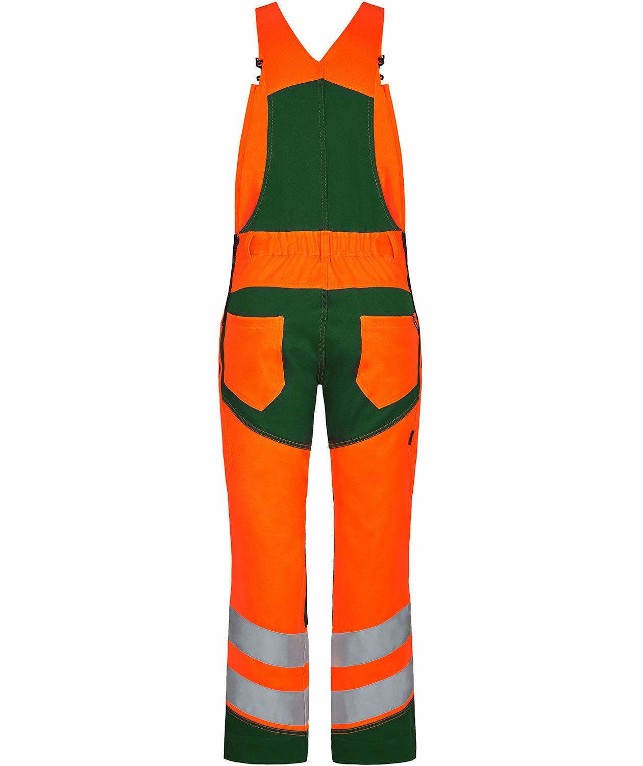 Engel Safety h&auml;ngselbyxa, Varsel Orange/Gr&ouml;n, large image number 1