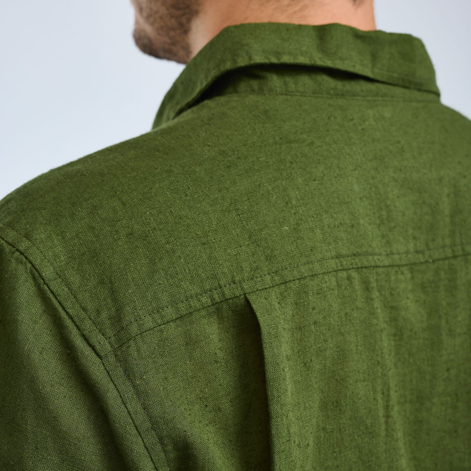 Pinewood V&auml;rnamo kort&aelig;rmet skjorte, Pine green, large image number 4
