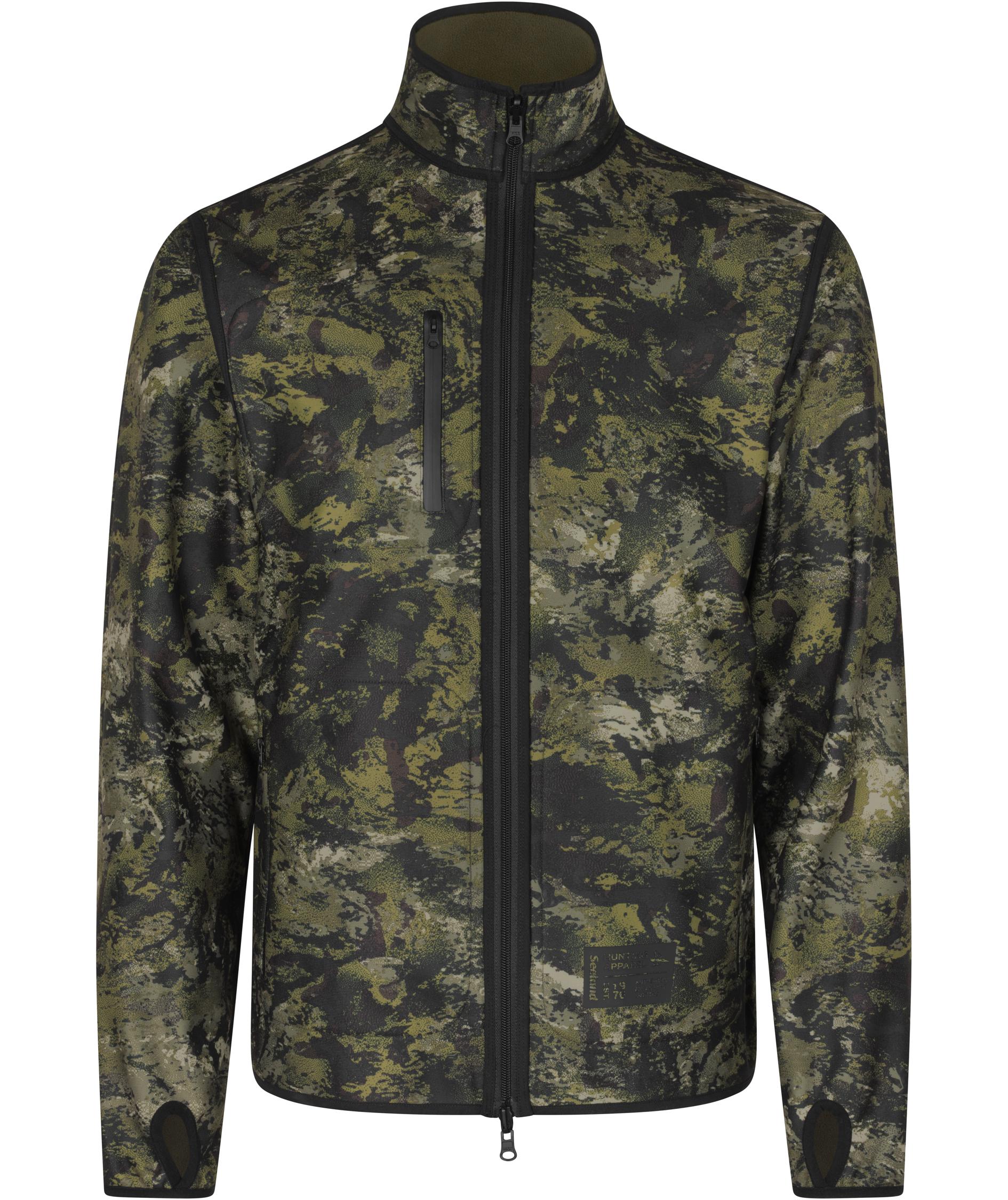 Seeland Rogue vendbar fleecejakke, Light pine/Invis green, large image number 3