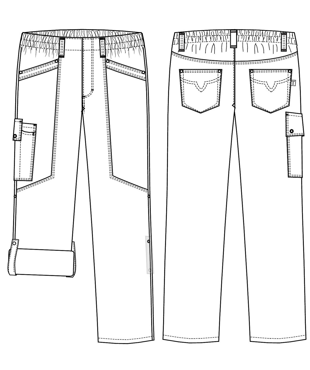 Kentaur Schlupfhose Beinl&auml;nge  82 cm, Dunkel Marine, large image number 4