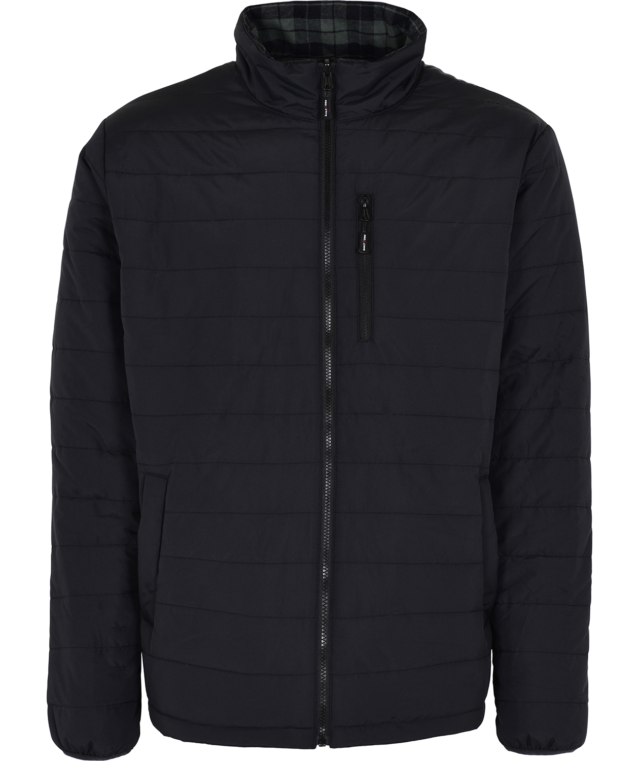 ProActive v&auml;ndbar flanelljacka, Gr&ouml;n