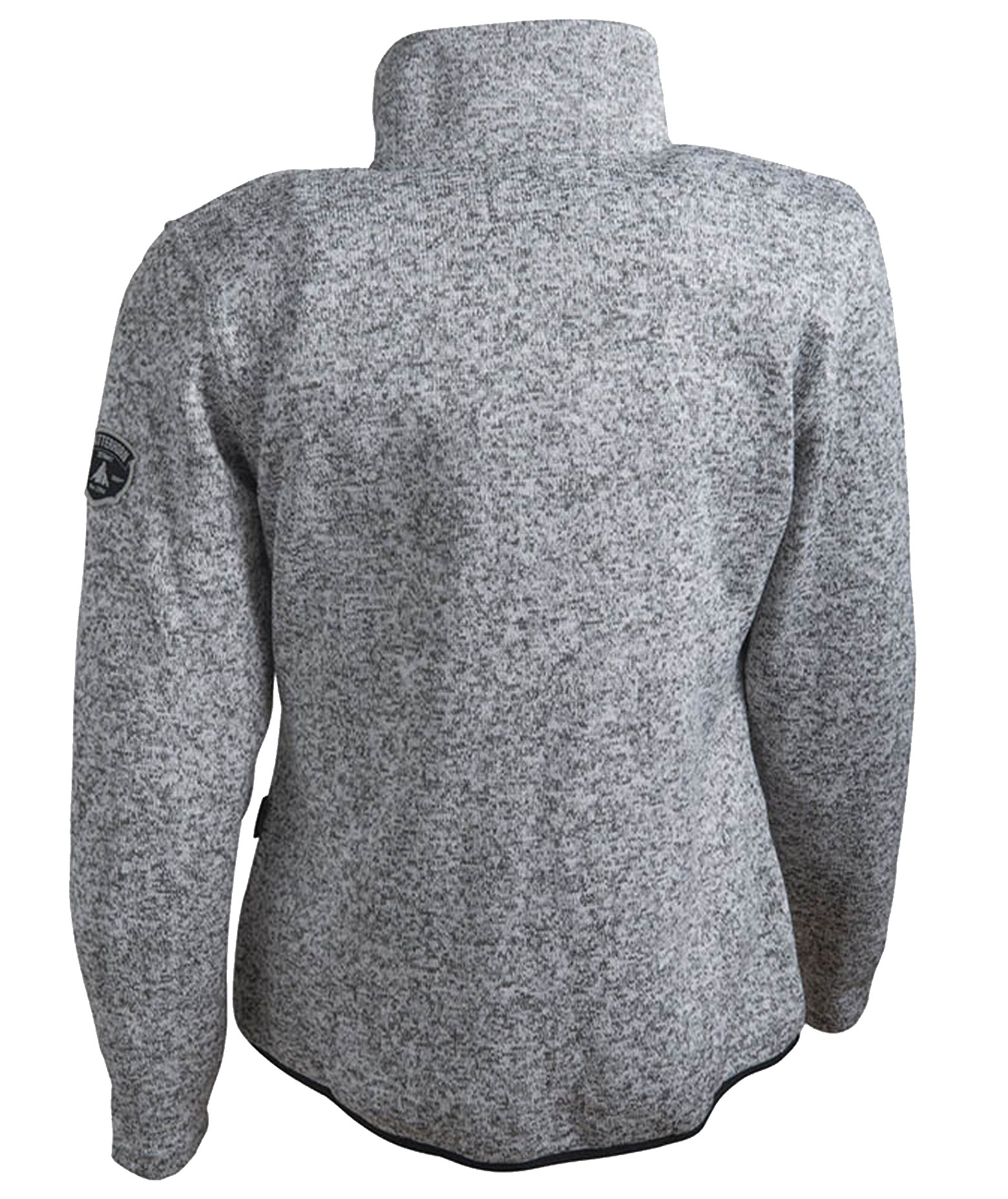 Matterhorn Almer stickad fleecejacka dam, Ljusgr&aring;, large image number 2