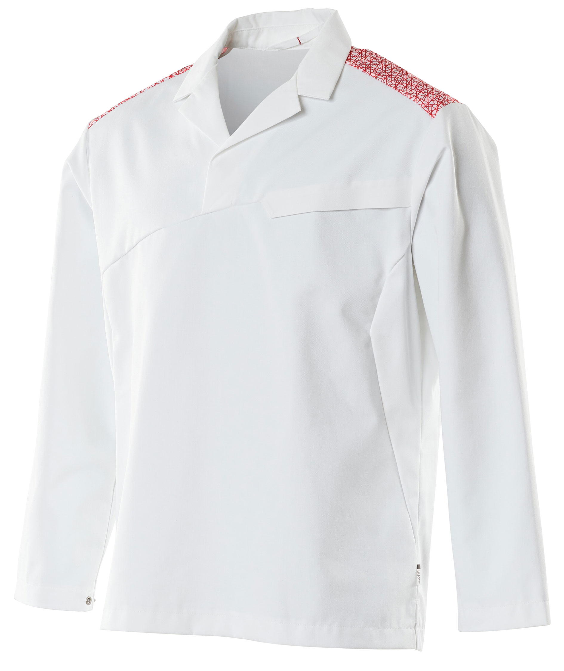 Mascot Food & Care HACCP-approved smock, White/Signalred, large image number 2