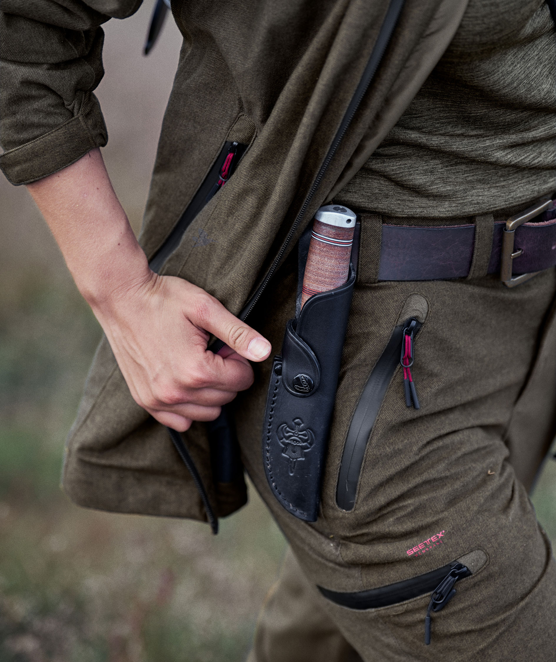 Seeland Avail byxa dam, Pine Green Melange, large image number 3