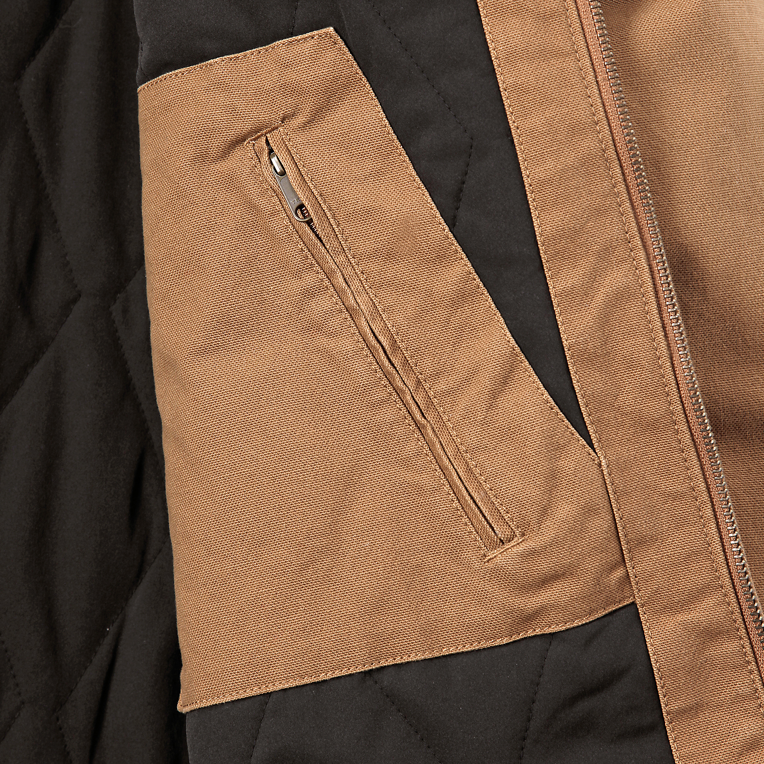 Carhartt Montana Duck jakke med f&ocirc;r, Carhartt Brown/Coffee, large image number 5