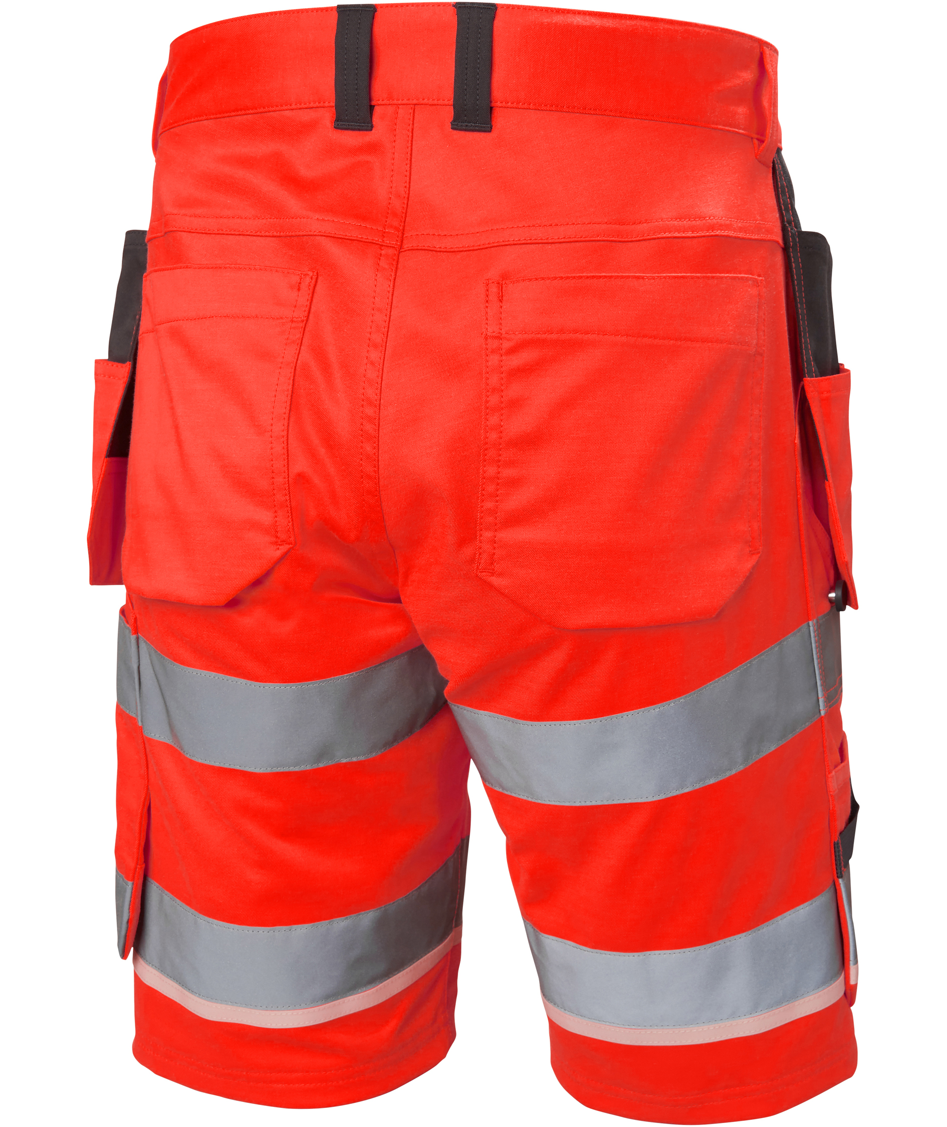 Helly Hansen UC-ME h&aring;ndv&aelig;rkershorts, Hi-Vis R&oslash;d/Ebony, large image number 2