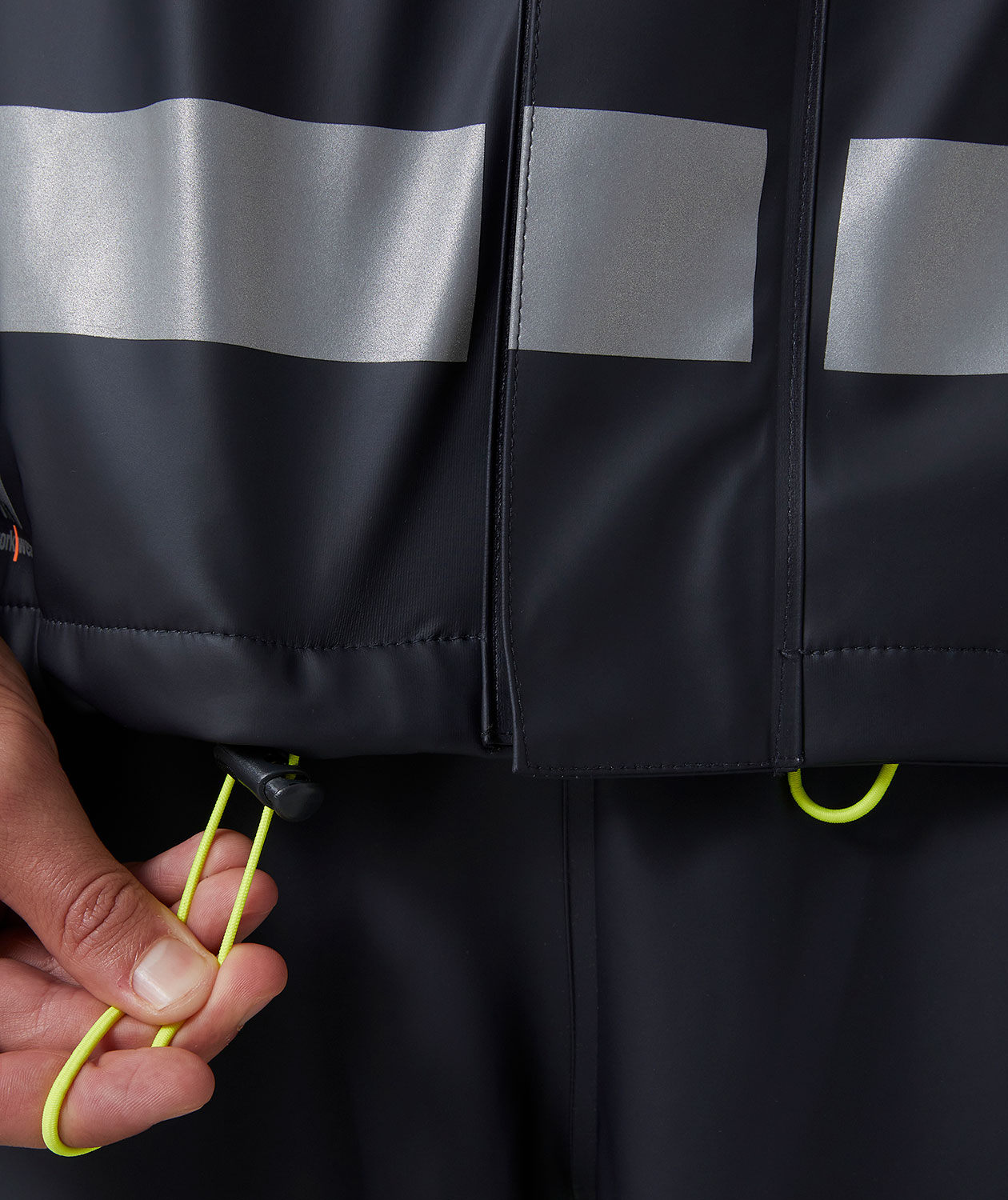 Helly Hansen Alna 2.0 regnjakke, Hi-vis Gul/Ebony, large image number 6