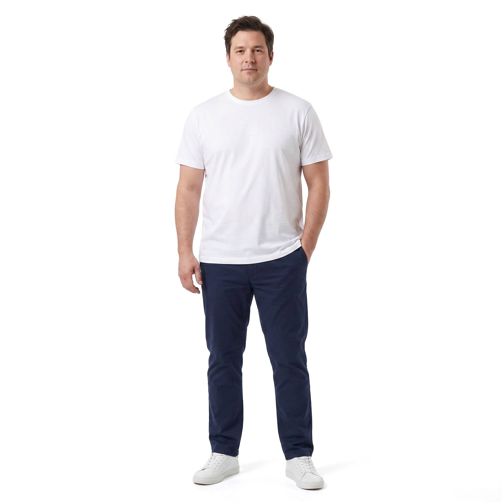 Westborn Basic T-shirt, White, large image number 2
