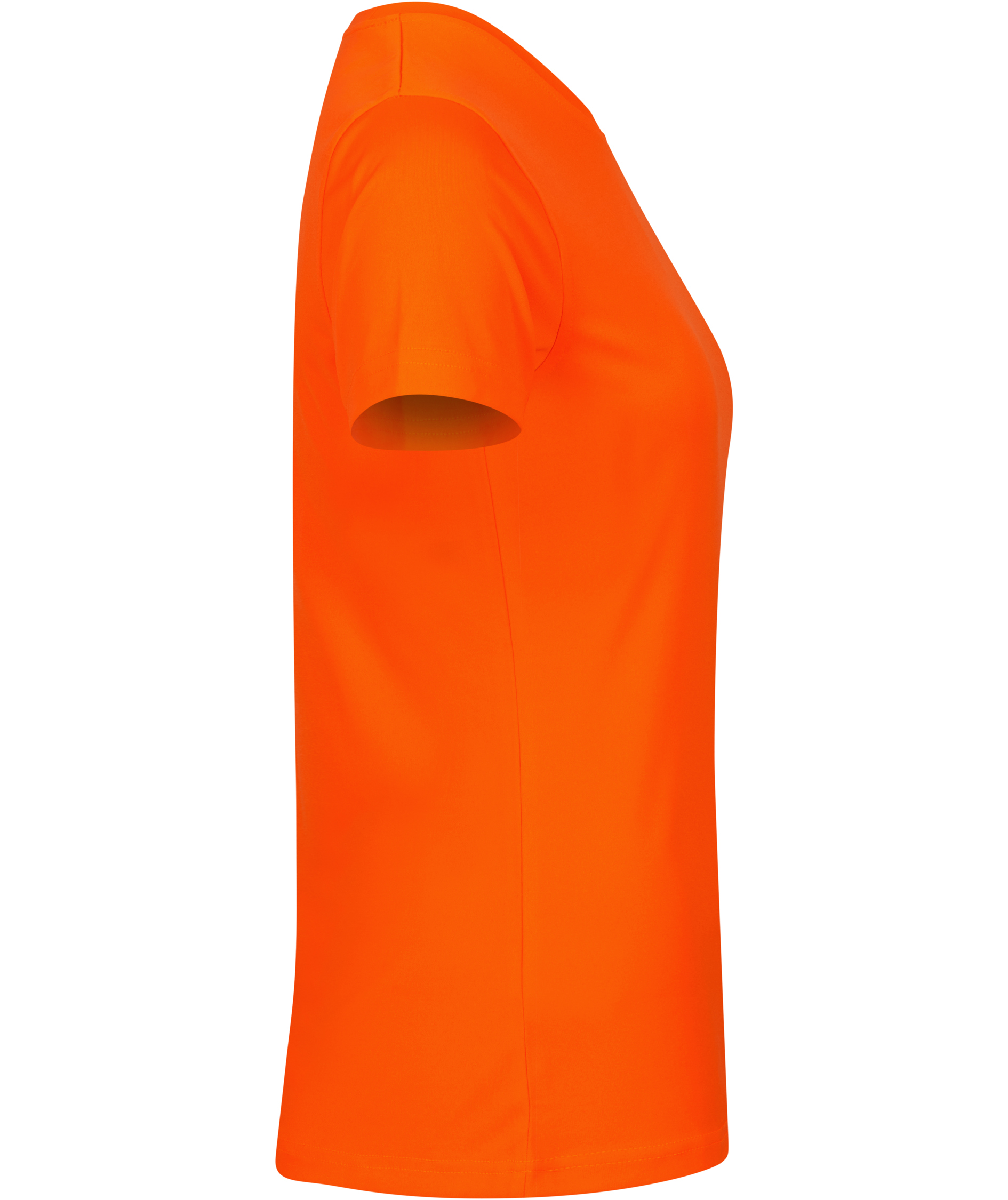 Clique Basic Active-T dam T-shirt, Visibility Orange, Visibility Orange, large image number 2