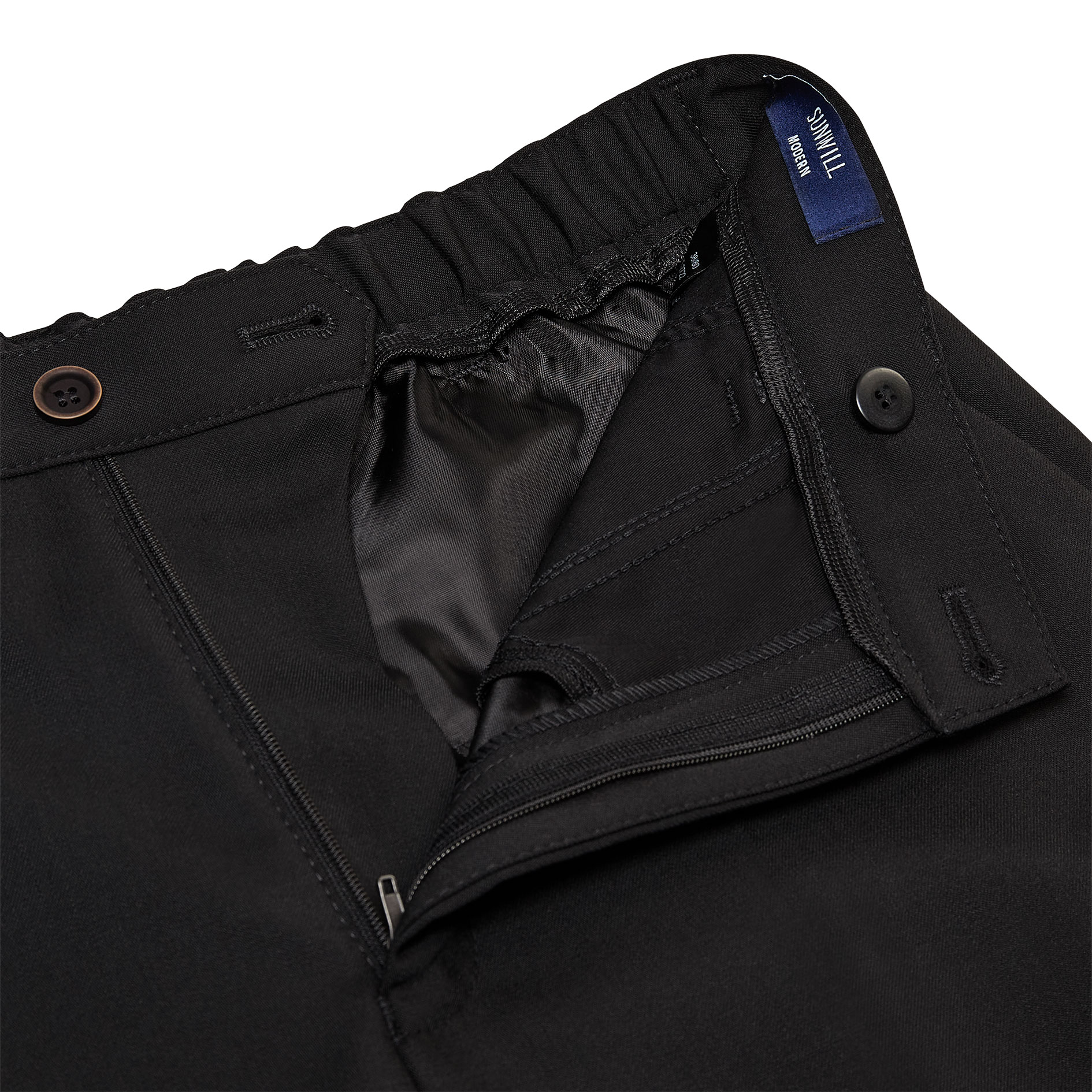 Sunwill Traveller damebukse med ull, Black, large image number 3