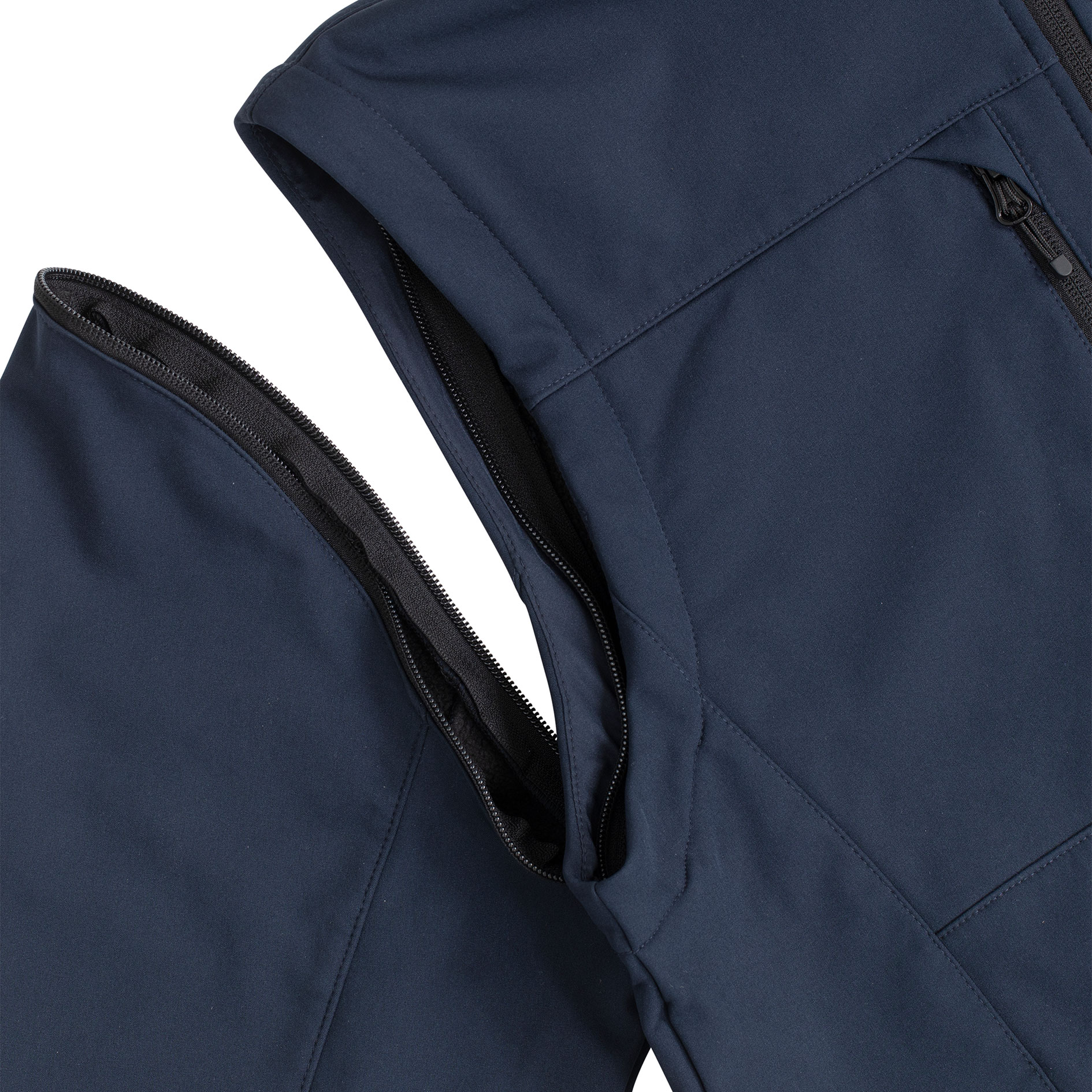 Clique Classic 2-in-1 Softshelljacke, Dunkel Marine, large image number 6