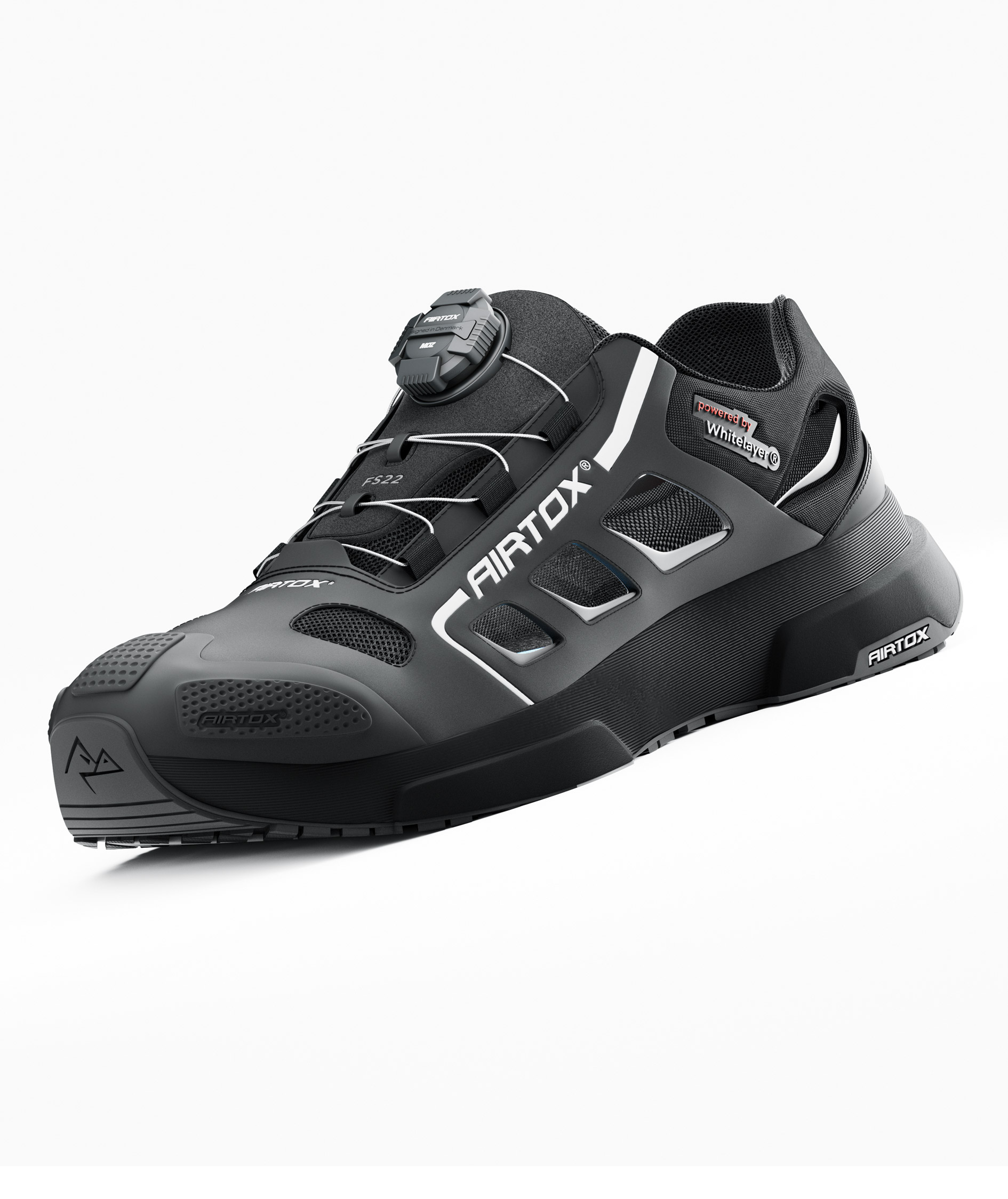 Airtox FS22 sikkerhedssandaler S1P, Sort, large image number 11