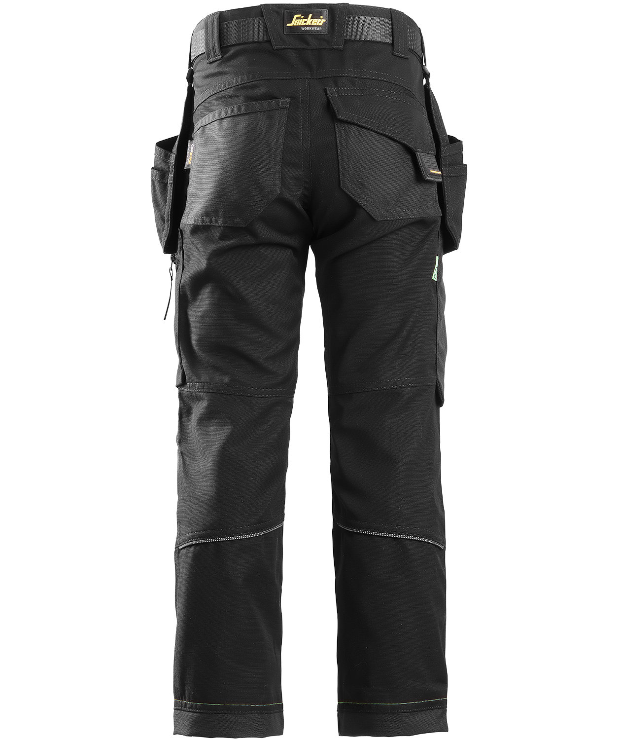 Snickers FlexiWork Junior byxa 7505, Svart