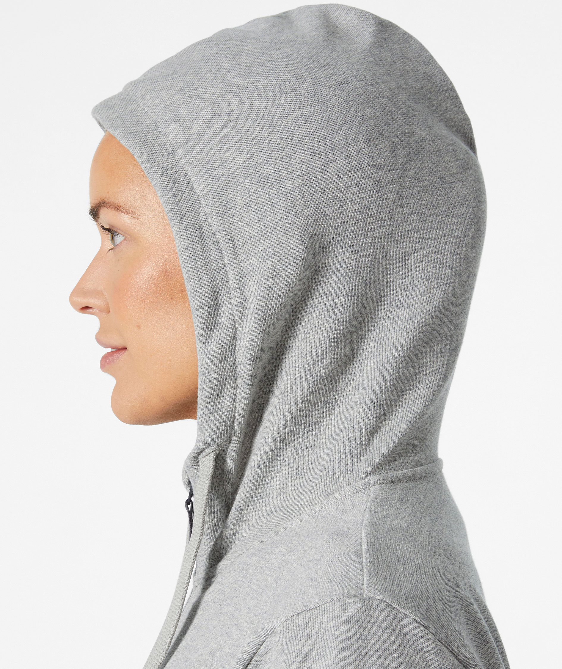 Helly Hansen Classic hoodie med dragkedja dam, Grey melange, large image number 4
