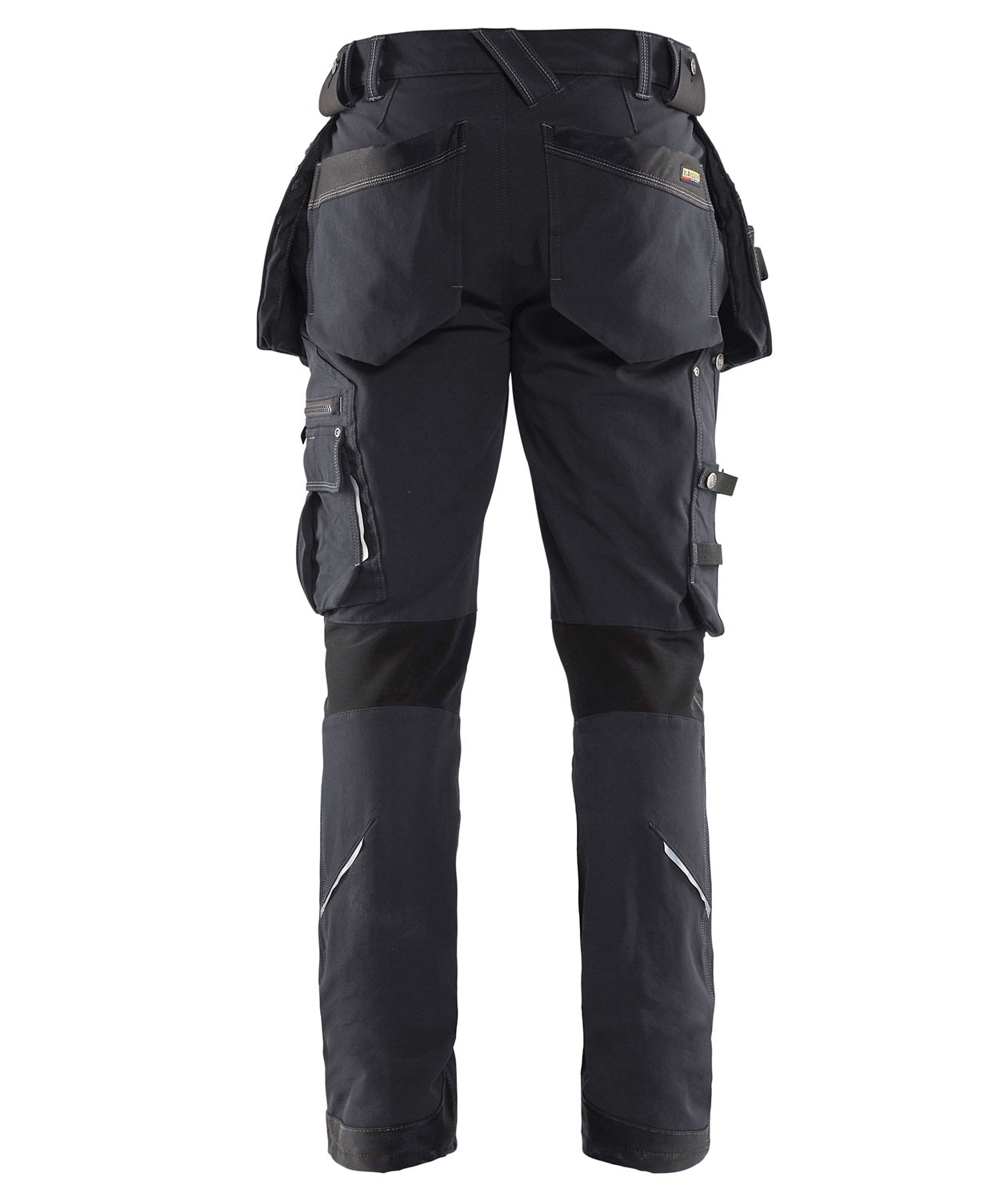 Bl&aring;kl&auml;der X1900 h&aring;ndverksbukse full stretch, M&oslash;rkegr&aring;/Svart