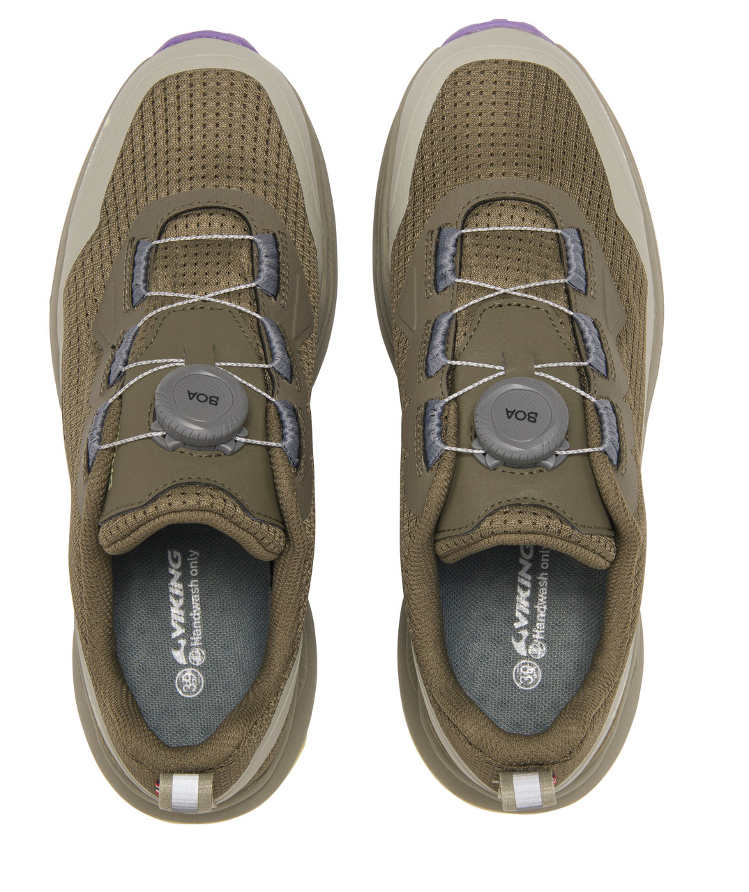 Viking Motion Low BOA W sneakers dam, Olive/Lilac, large image number 4