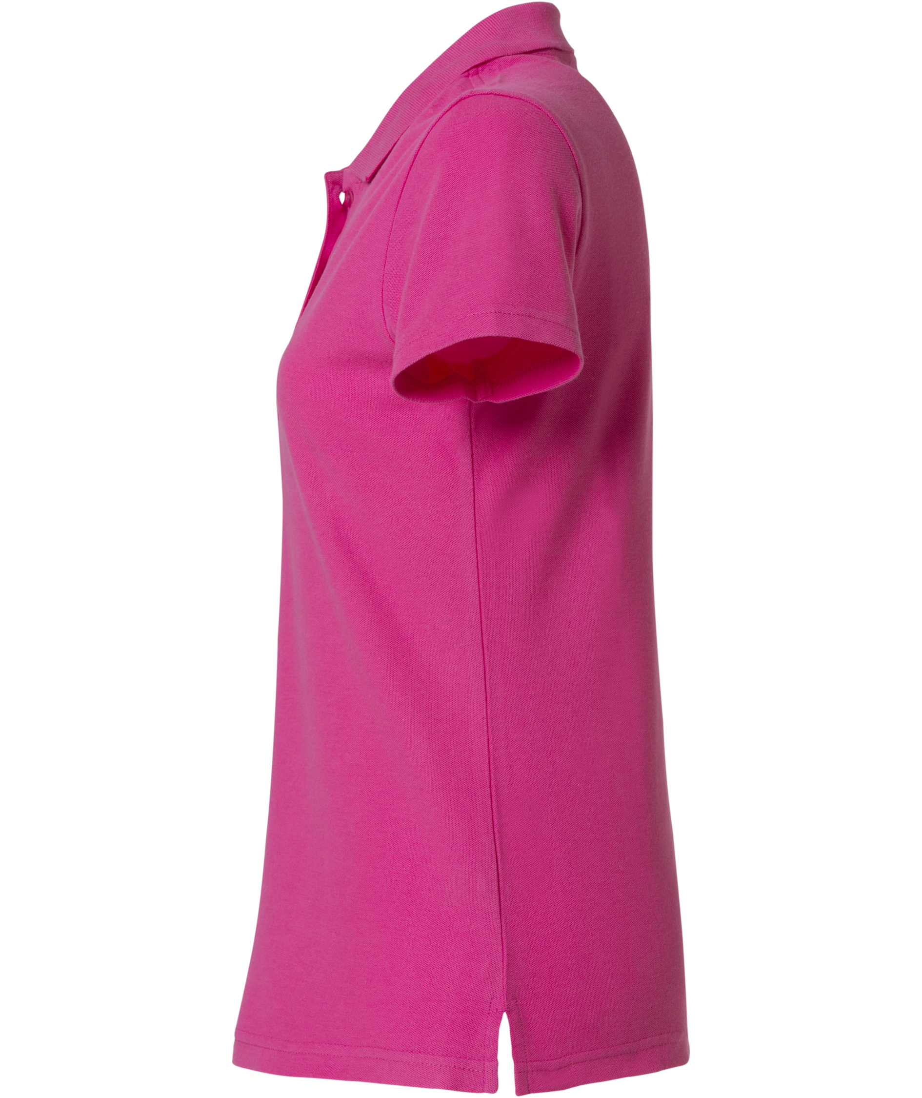 Clique Basic Damen Poloshirt, Bright Cerise, large image number 3