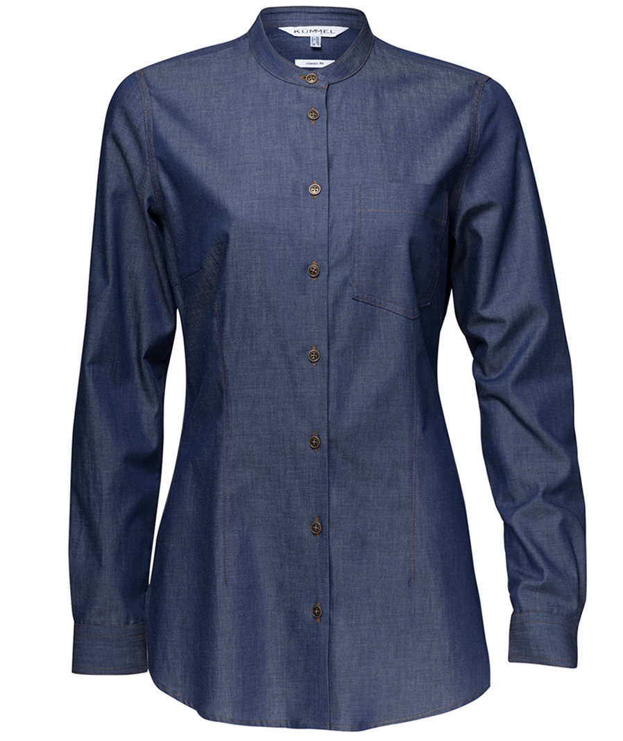 K&uuml;mmel Jessica Classic fit skjorta dam, Jeans Blue