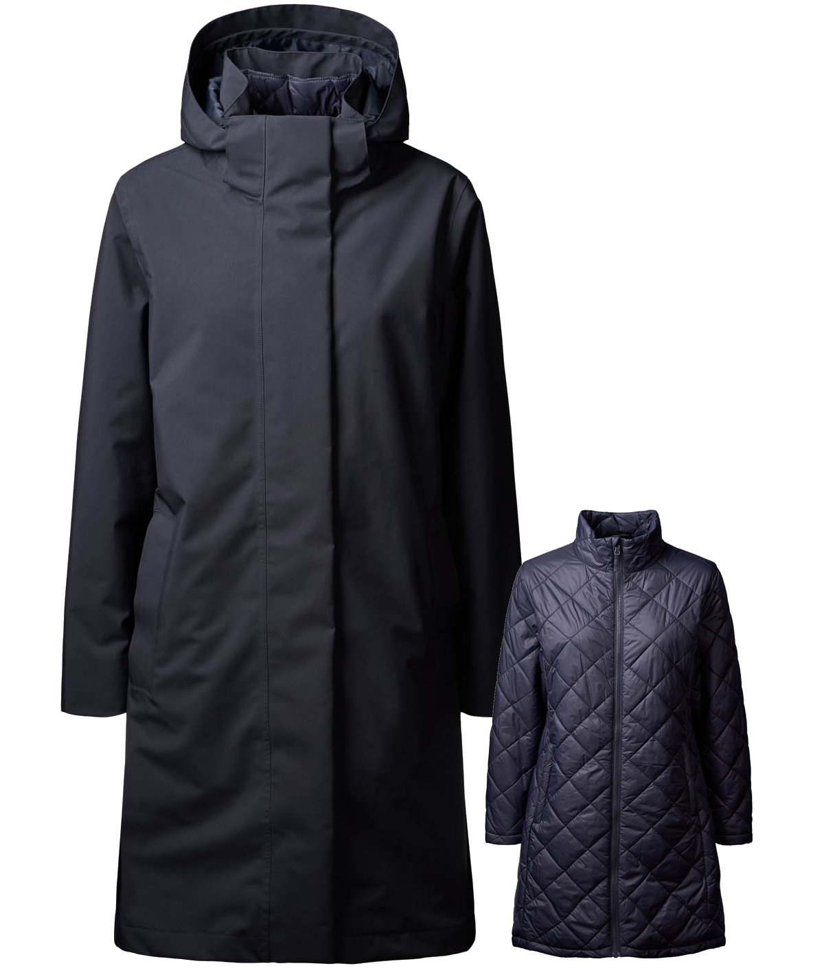 Xplor Sky Tech 3 i 1 jacka dam, Navy, Navy, swatch
