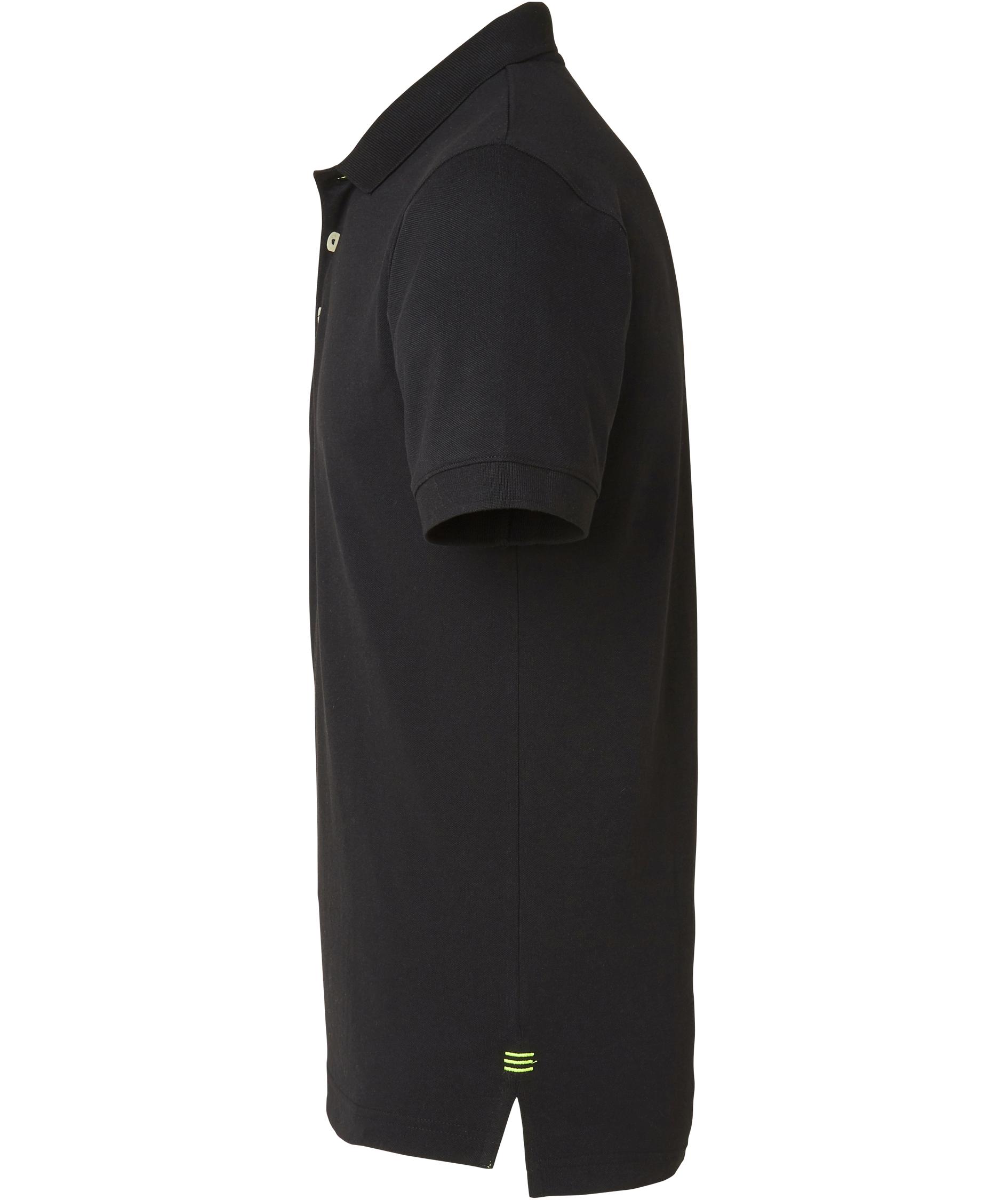 South West Weston polo shirt, Black/Yellow, large image number 3