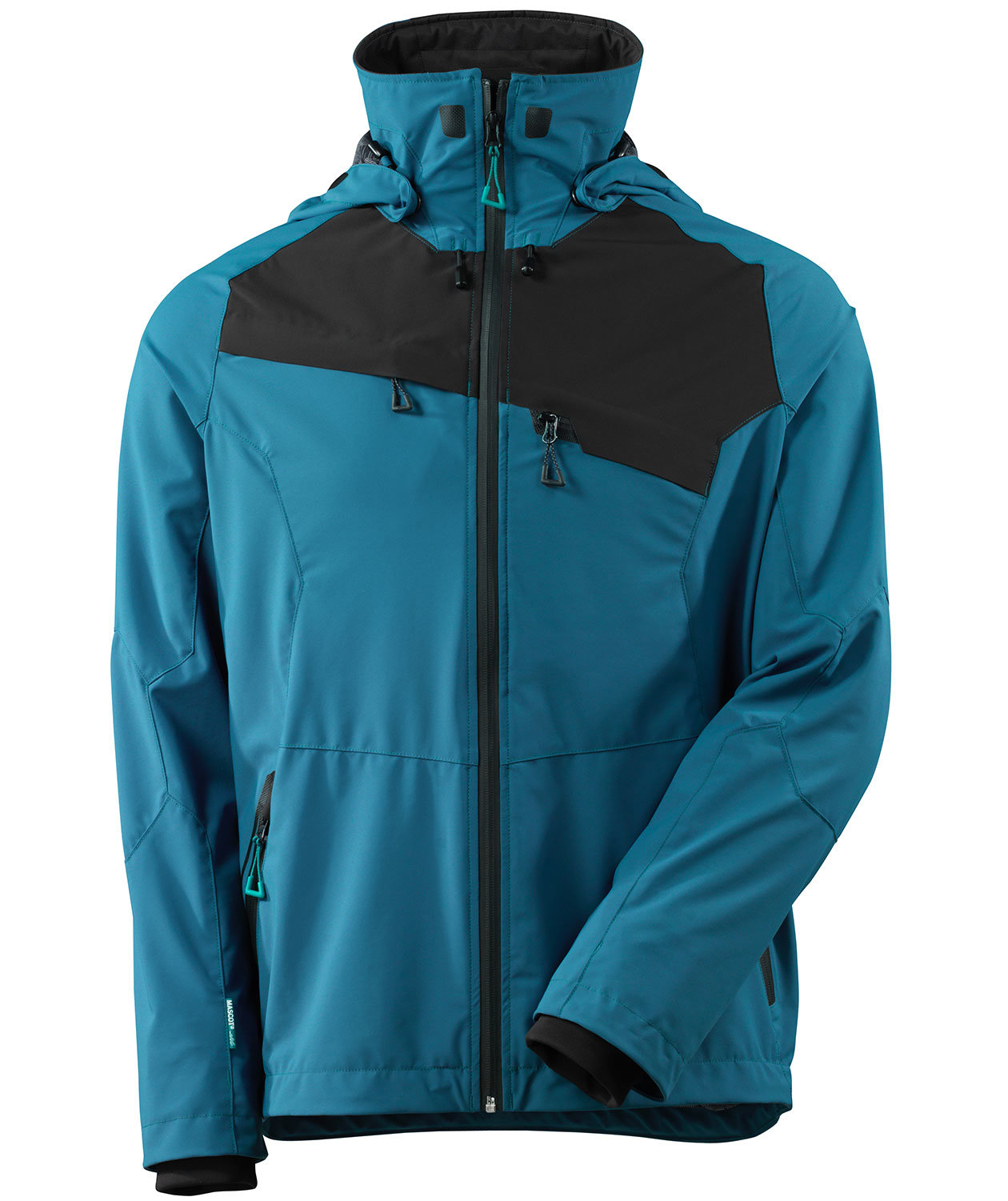 Mascot Advanced skaljakke full stretch, M&oslash;rk Petroleum/Sort