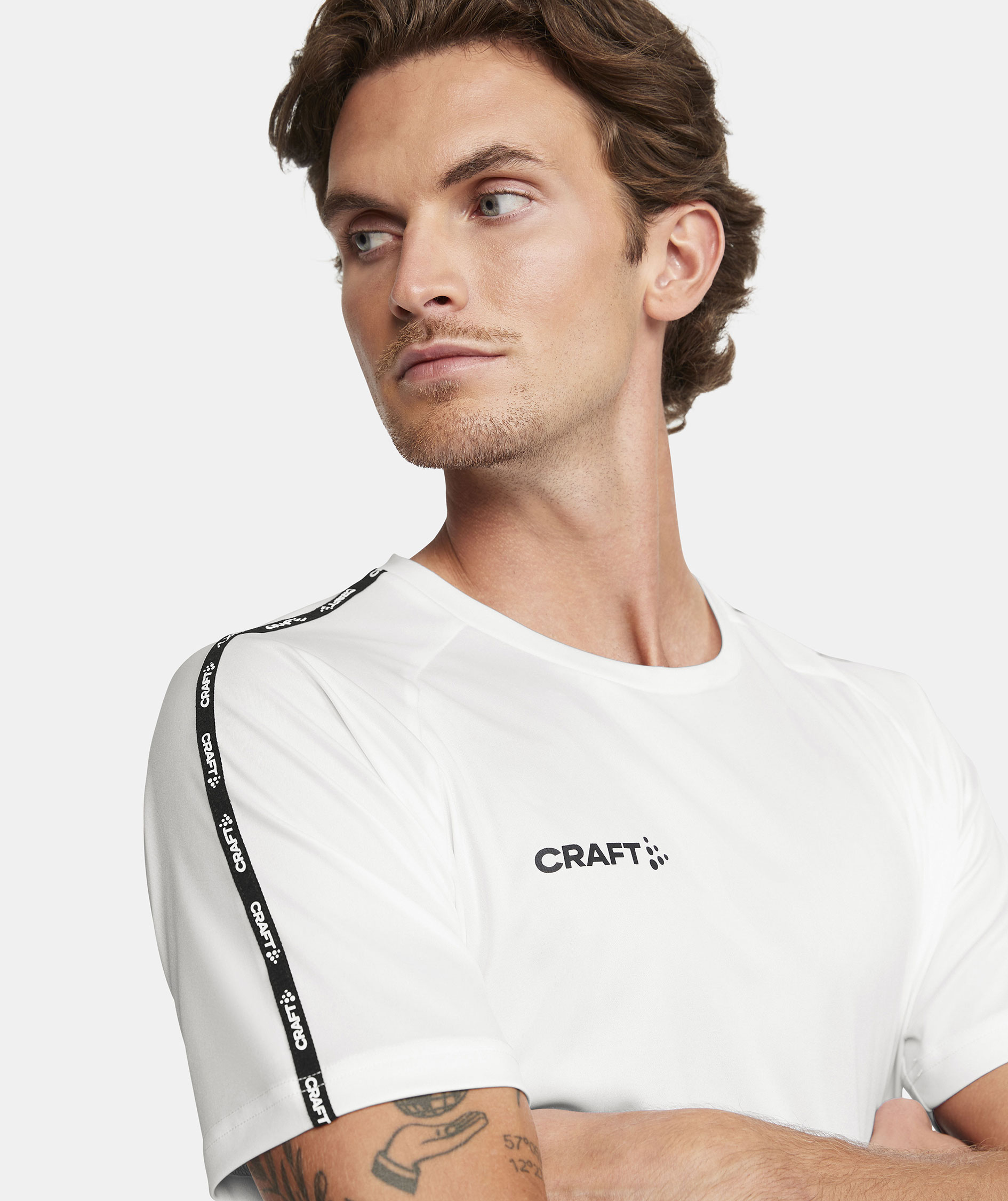 Craft Squad 2.0 Contrast Jersey T-shirt, White , large image number 4