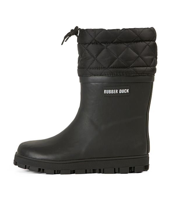 Rubber Duck Thermal rubber boots for kids, Black