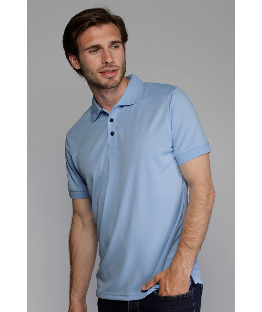 2. Sortering Pitch Stone polo T-skjorte, Light blue