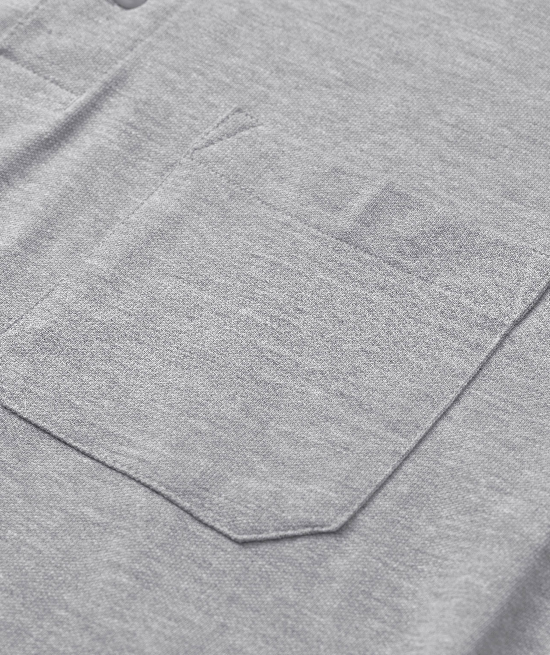 ID PRO Wear lang&aelig;rmet Polo T-shirt, Gr&aring;&nbsp;Melange, large image number 3