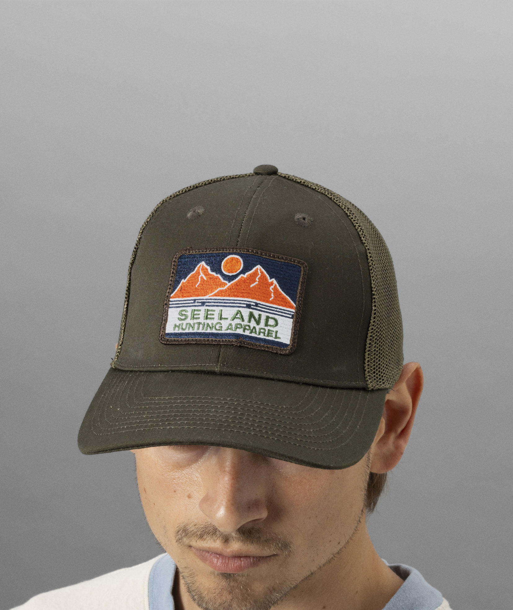 Seeland Gabbro Trucker Kappe, Grizzly brown, Grizzly brown, large image number 3