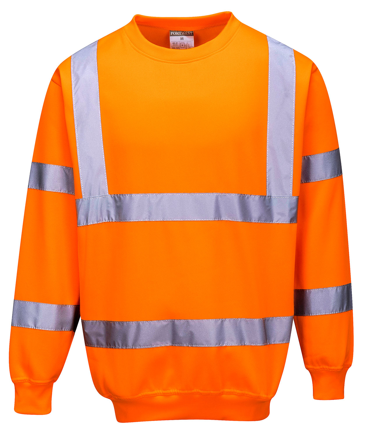 Portwest Sweatshirt, Hi-vis Orange