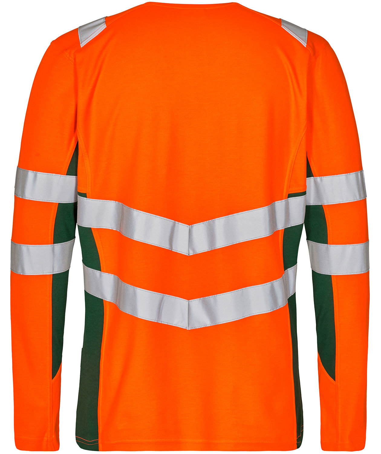 Engel Safety long-sleeved T-shirt, Hi-vis Orange/Green