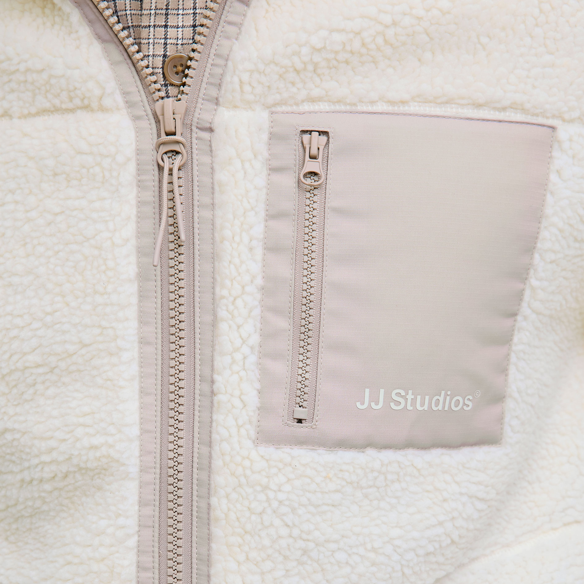 Jack & Jones JJESOHO pile fleece jacket, Atmosphere, large image number 5