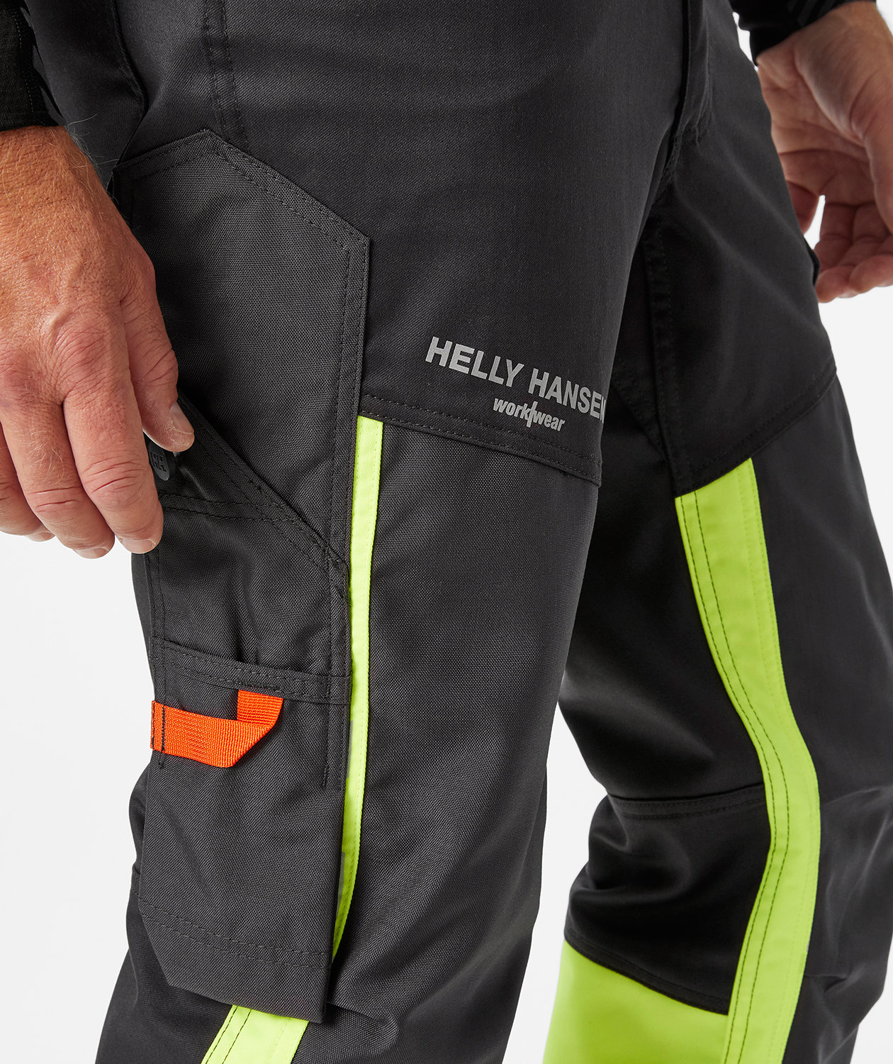 Helly Hansen Alna 2.0 arbetsbyxa, Varsel gul/charcoal, large image number 5