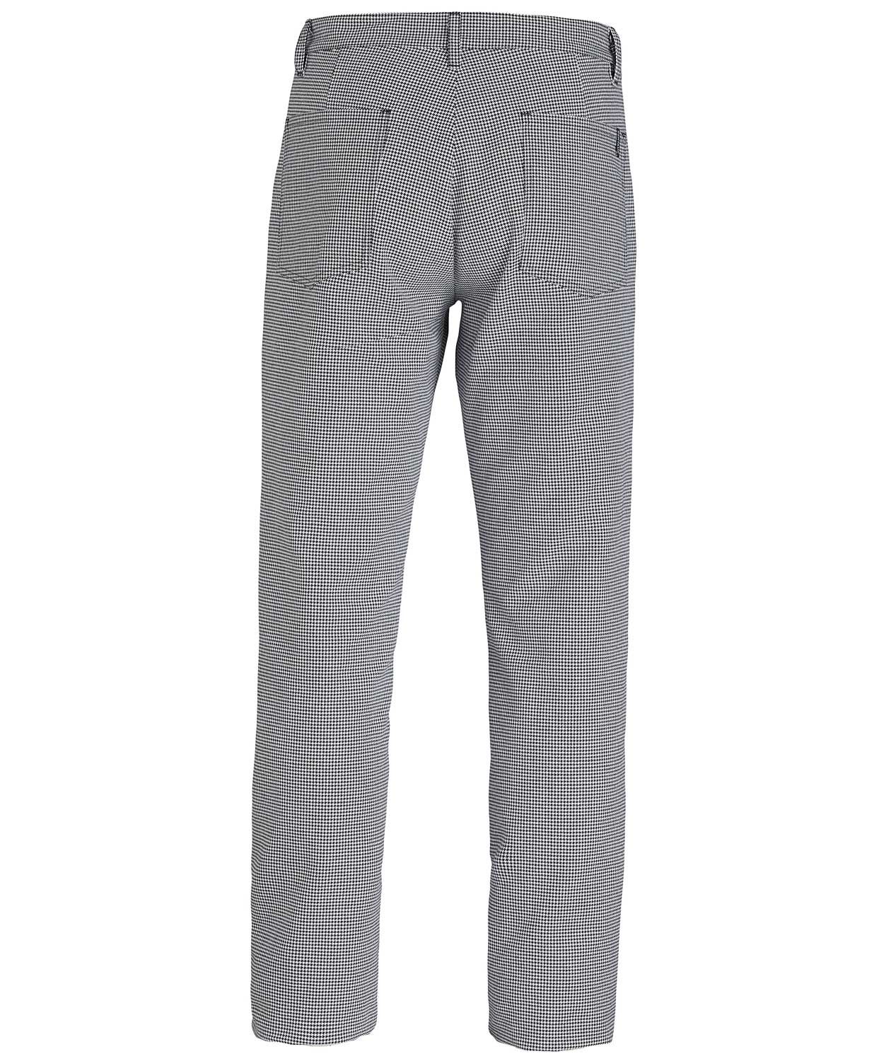 Kentaur chino trousers leg length 86 cm, Pepita Checkered Black/White, large image number 2