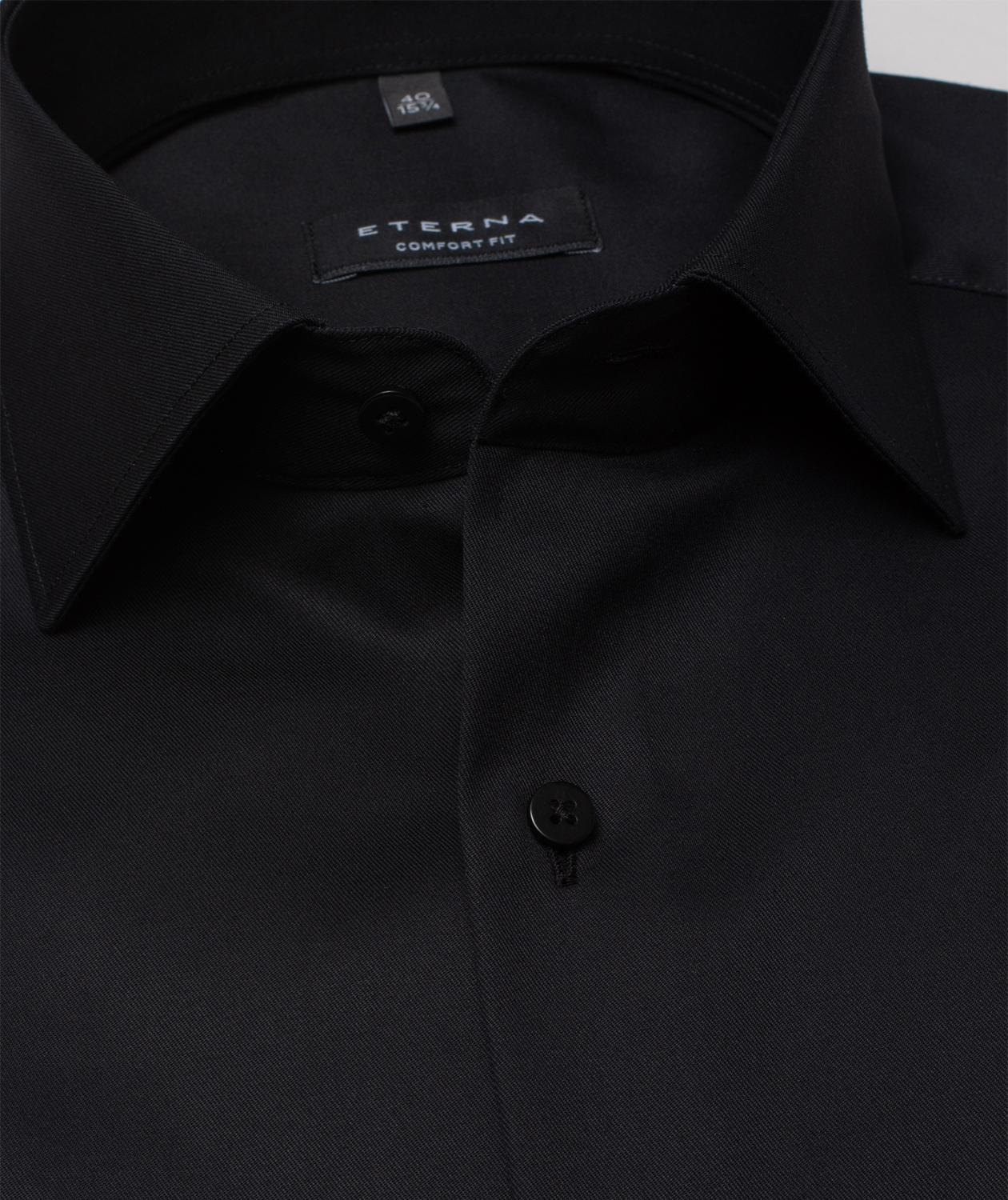 Eterna Cover Comfort fit skjorta, Black, large image number 3