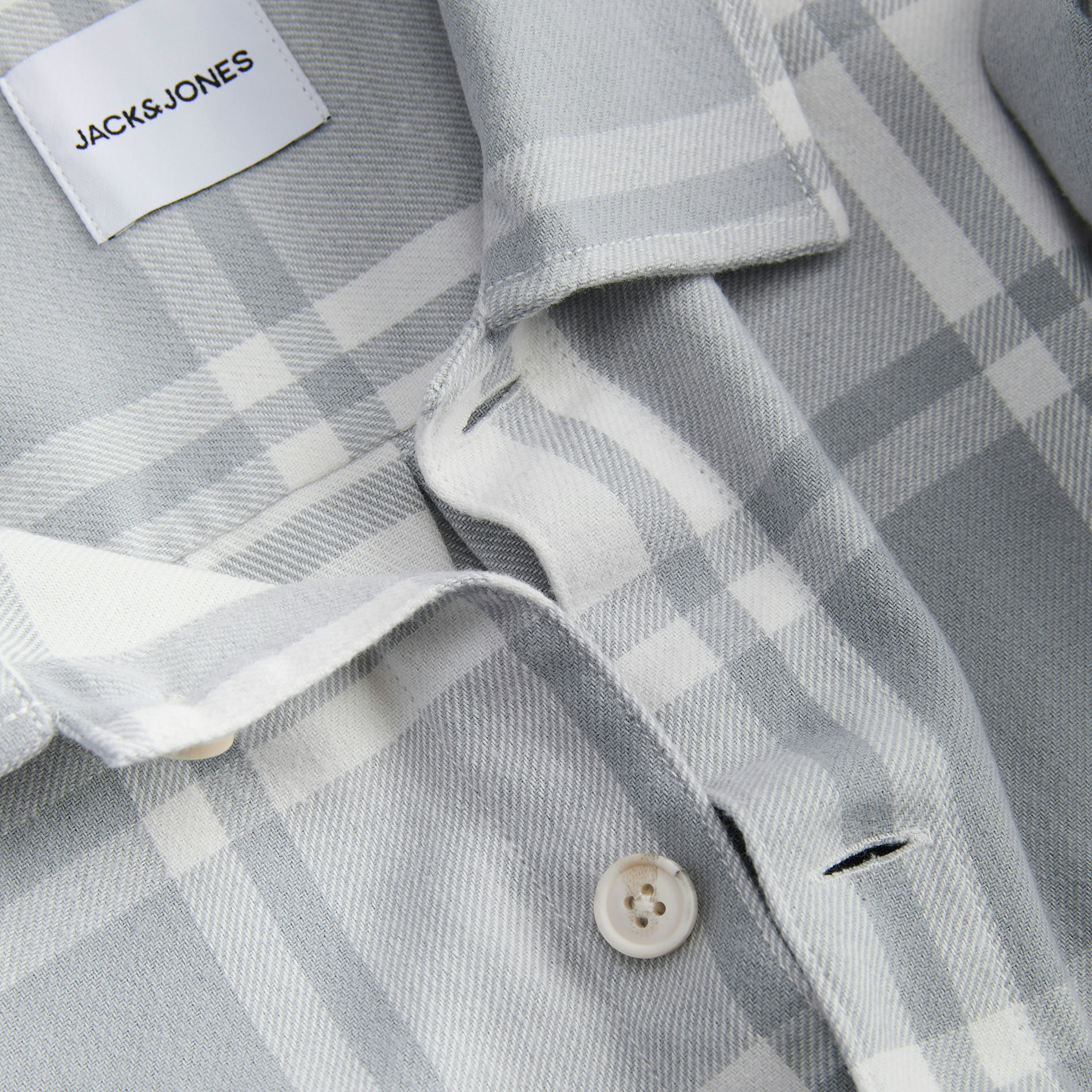 Jack & Jones JJECHARGE overshirt, Glacier Grey, large image number 2