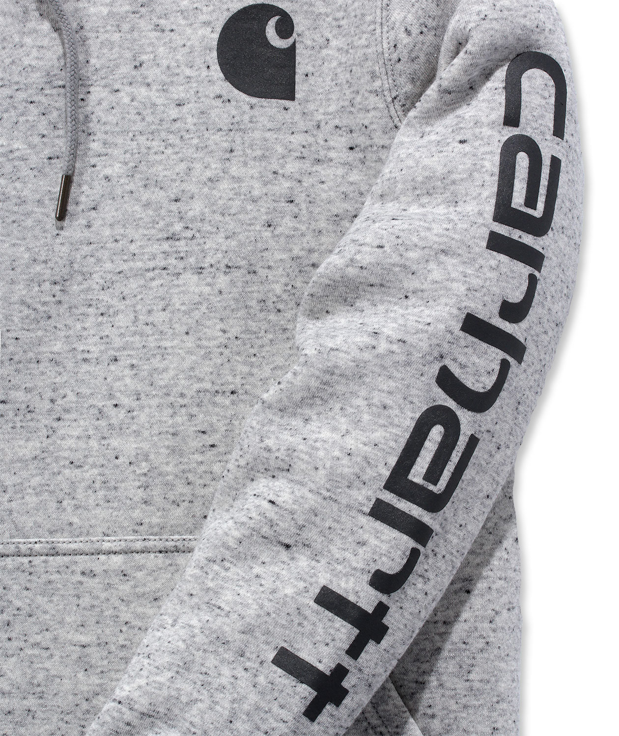 Carhartt Clarksburg hoodie dam, Asphalt Heather Nep, large image number 4