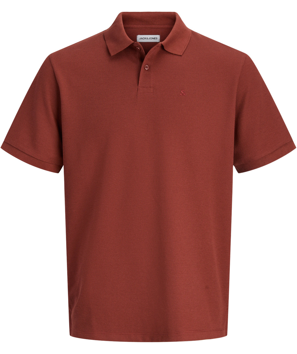 Jack & Jones JJEAUSTIN Polo shirt, Fired Brick, Fired Brick, swatch