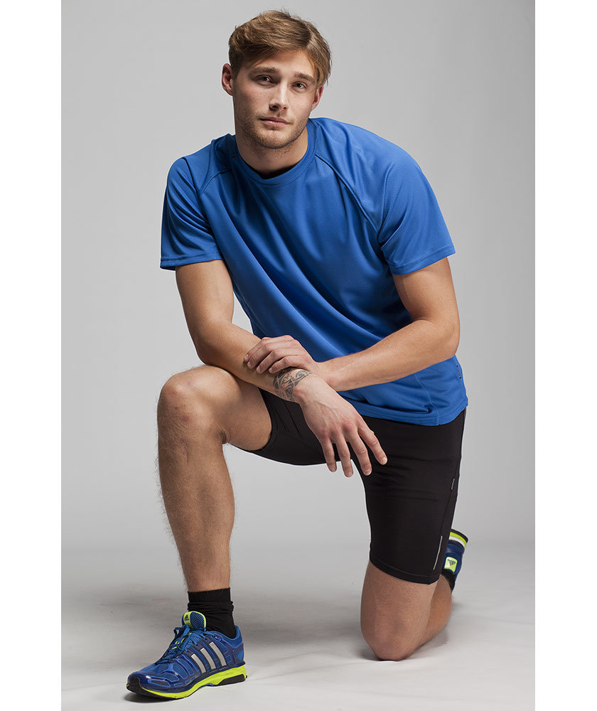 Pitch Stone Performance T-shirt, Azure, large image number 2